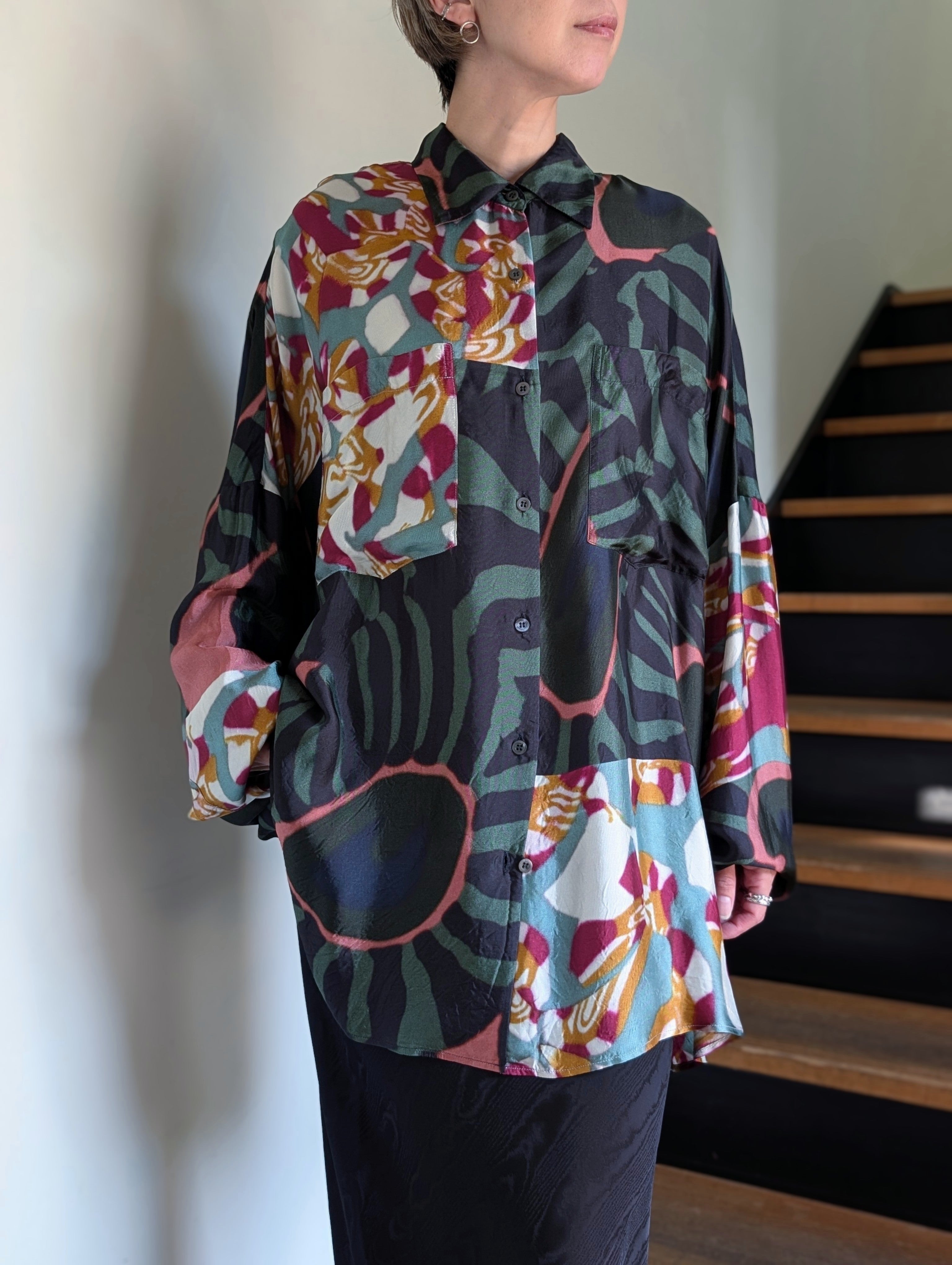 DRIES VAN NOTEN【262-130702】CASIA BIS 4001 W.W.SHIRT