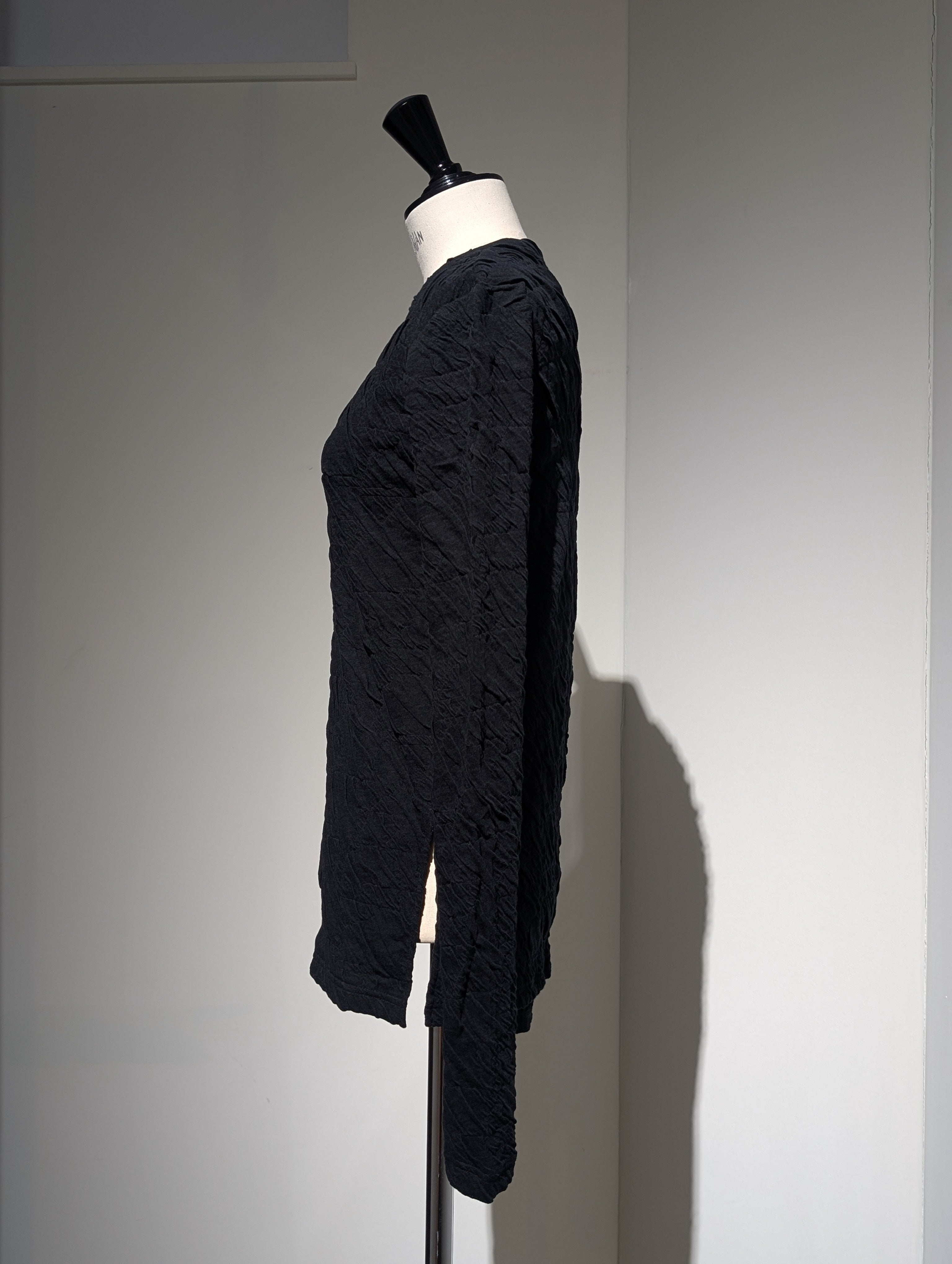 SEEALL  SAW51 TS906 (MM-005) JACQUARD U-NECK TEEレディ