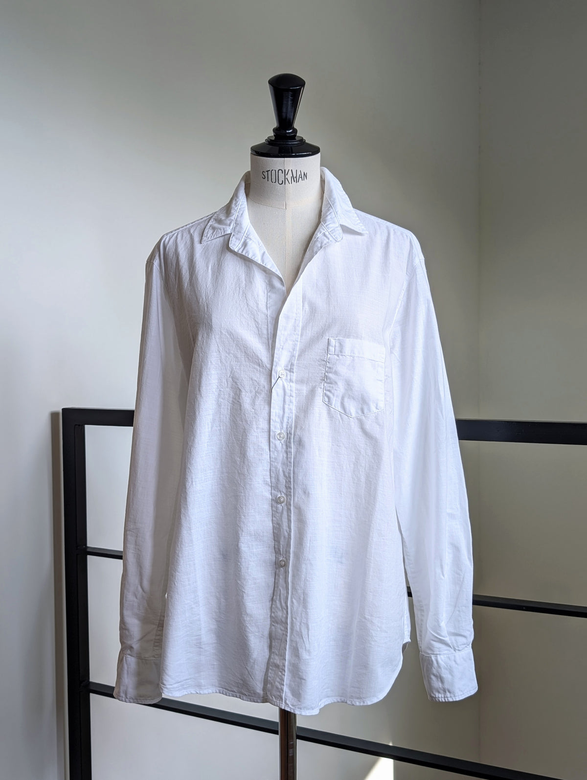 Frank&Eileen "EILEEN"  CLASSIC WHITE CHAMBRAYSHIRTS(物未)