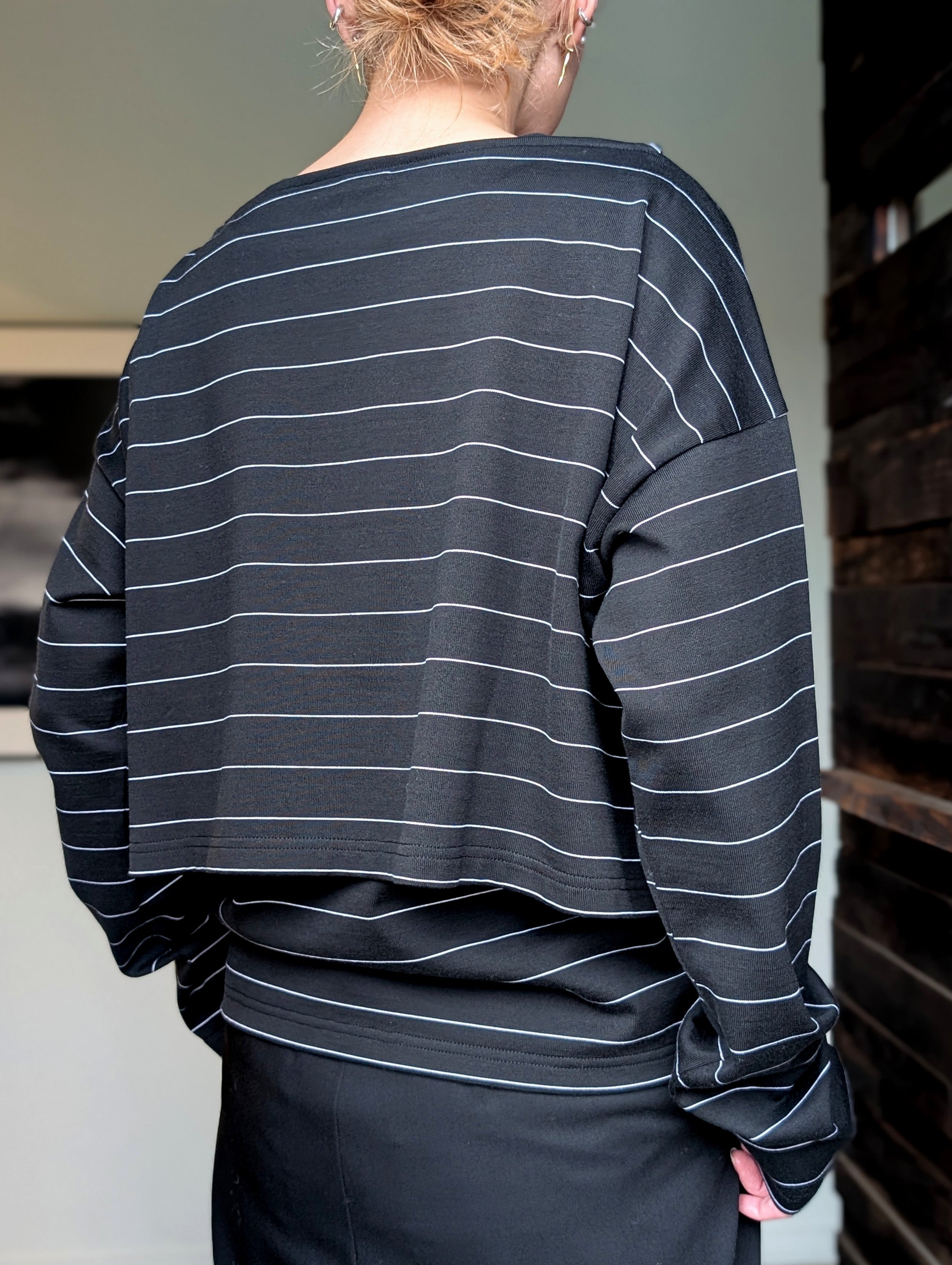 SEEALL SAW63 TS906（MM-003) CROPPED LS T-SHIRTS