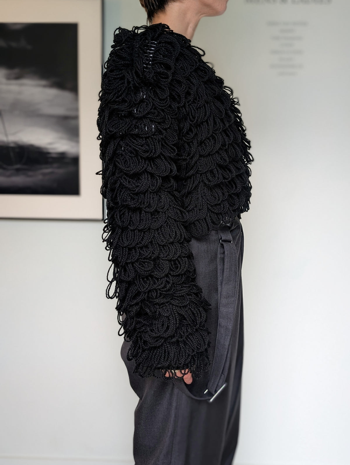 SEEALL SAW61 KN803 LOOPS CARDIGAN