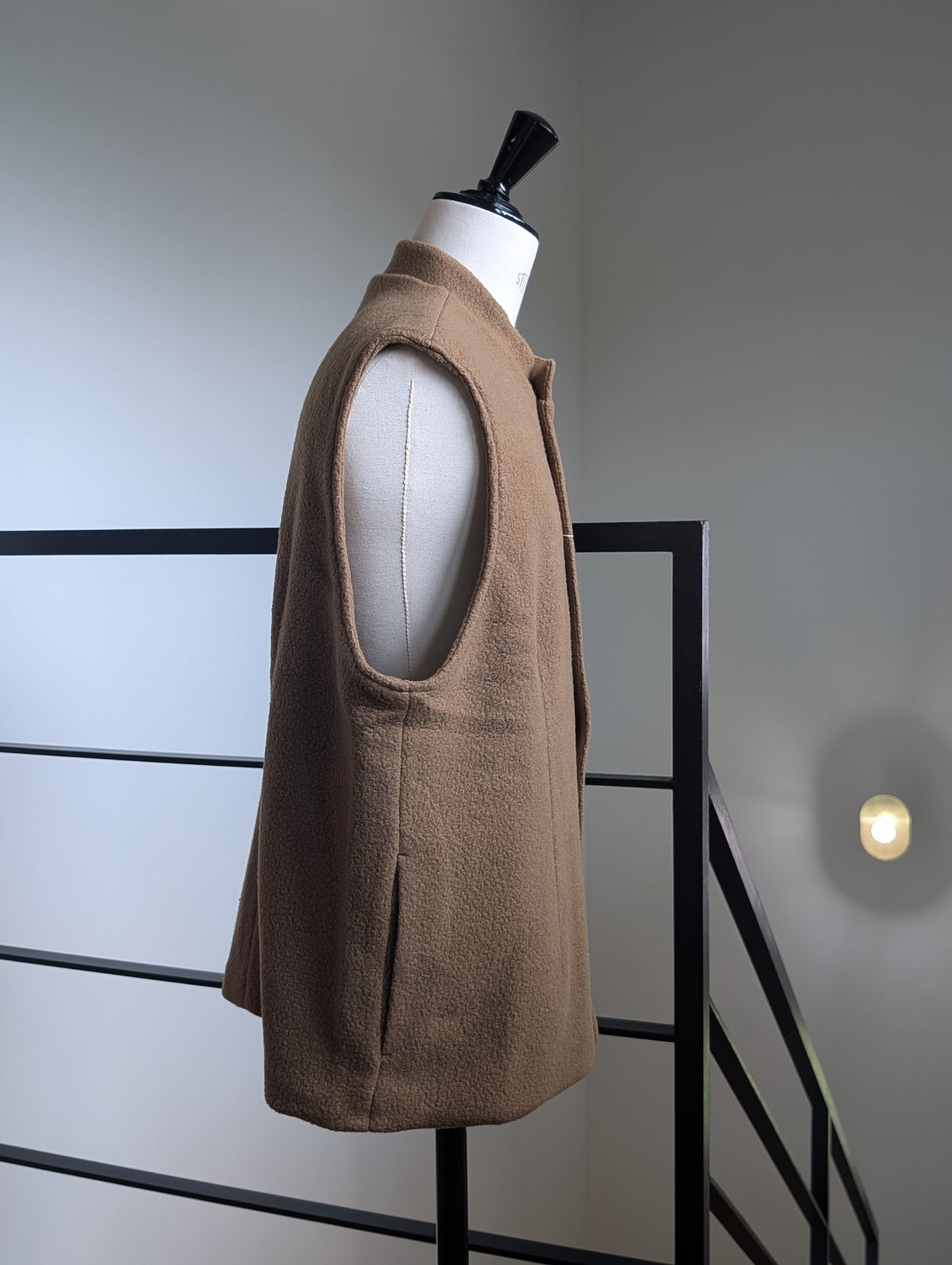 SEEALL  SAU61 GL981(MM-002) STAND COLLAR GILET