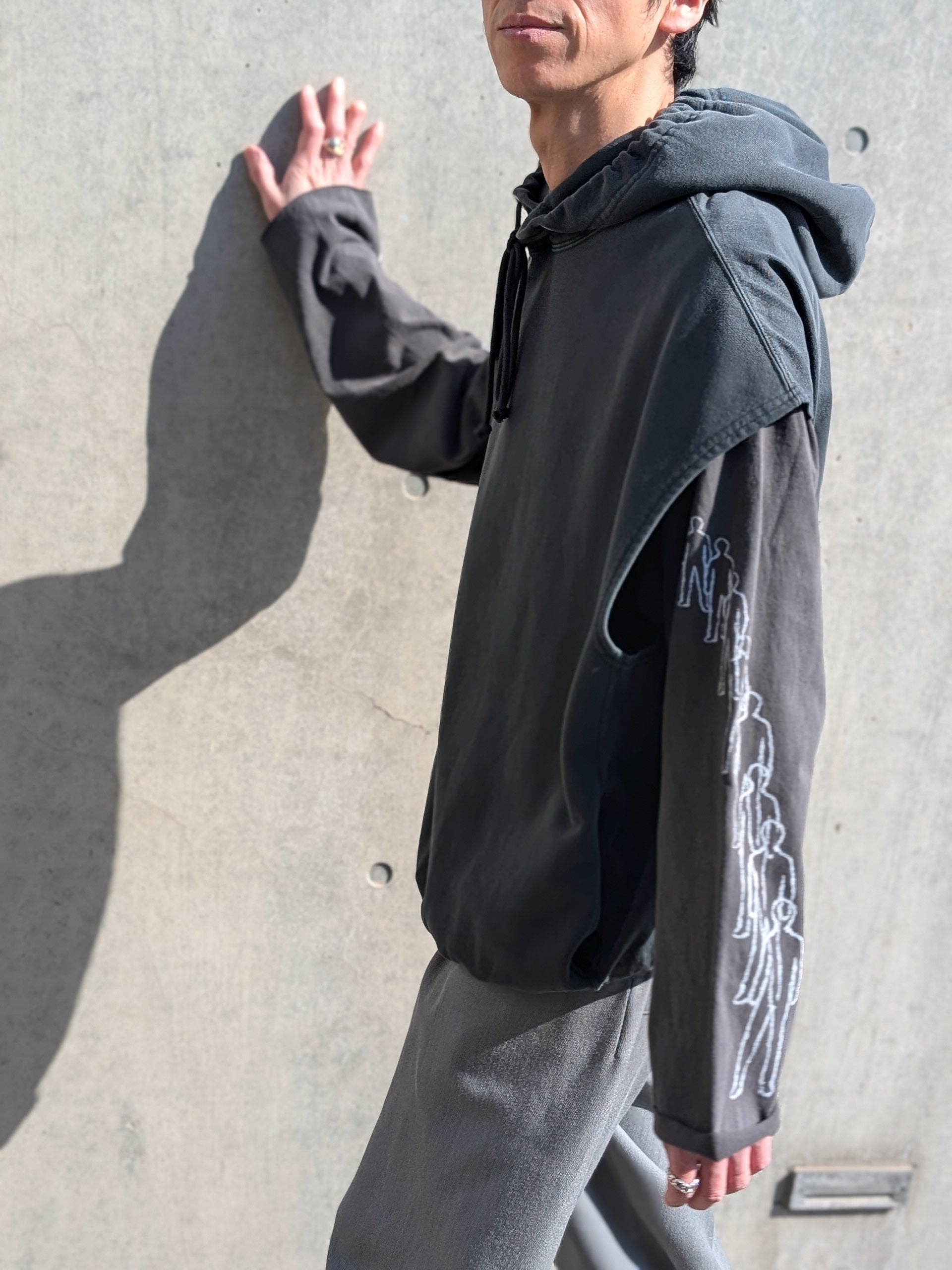 N.HOOLYWOOD × Champion C8-D109 REVERSIBLE HOODIE