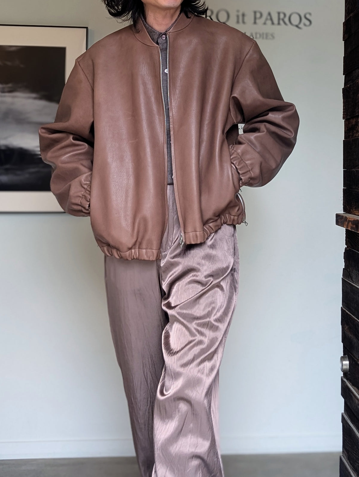 GABRIELA COLL GARMENTS NO.306 SIX ZIP LEATHER JACKET