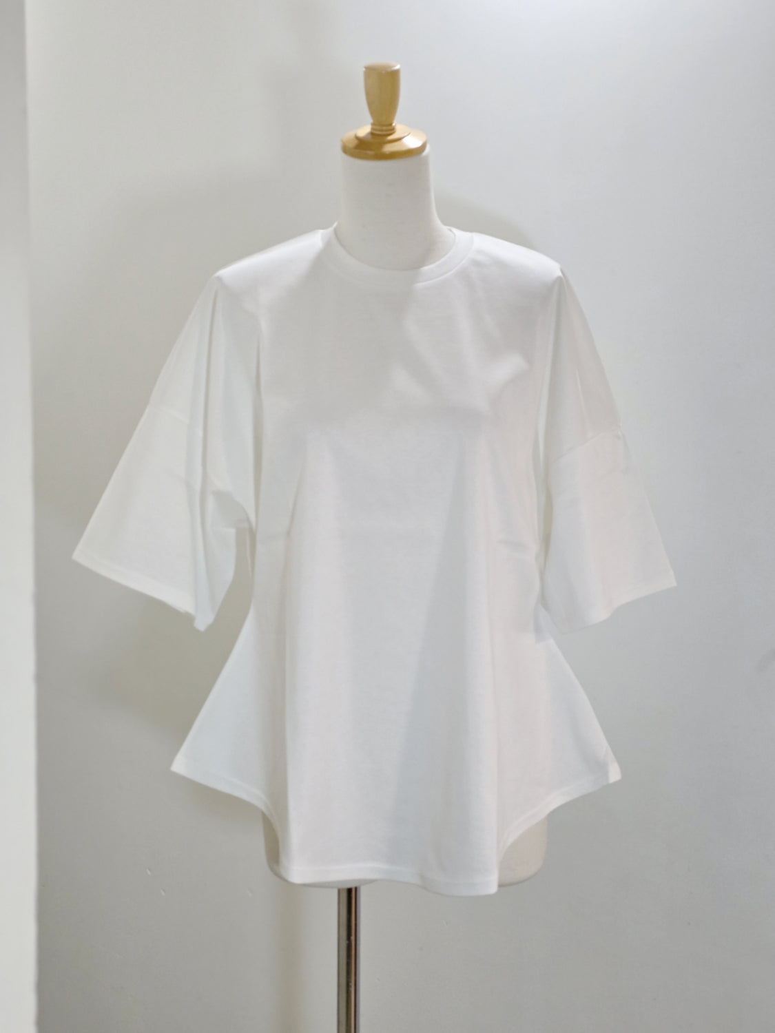 ENFOLD  PEPLUM LOOSE T-SHIRT