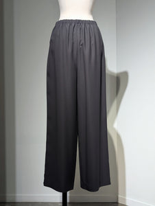ENFOLD  RELAX ELASTIC WIDE-TROUSER