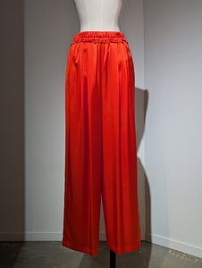 ENFOLD  GATHER WIDE-TROUSERS