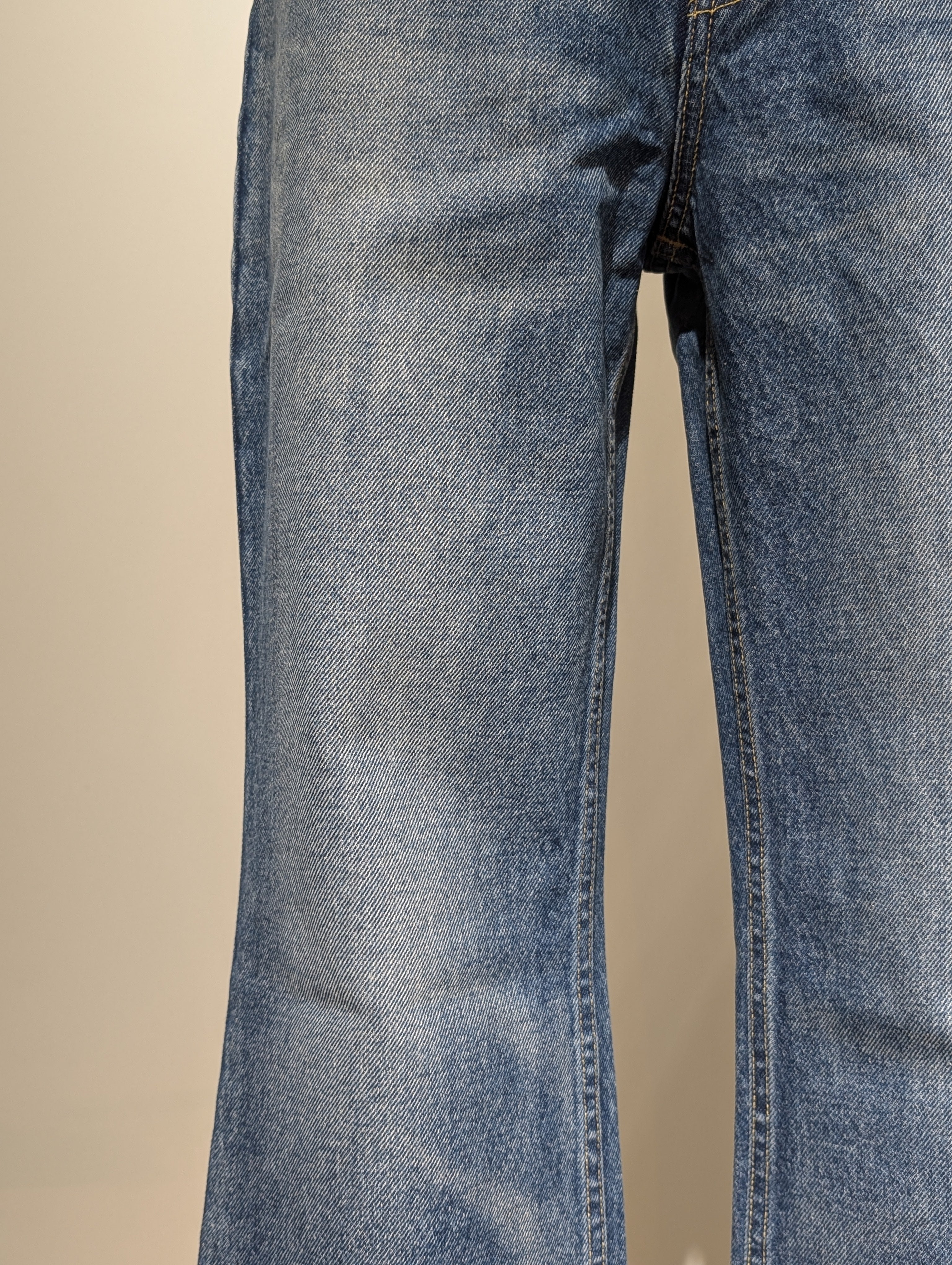 MADISONBLUE  HEM CUT FLARE PT DENIM