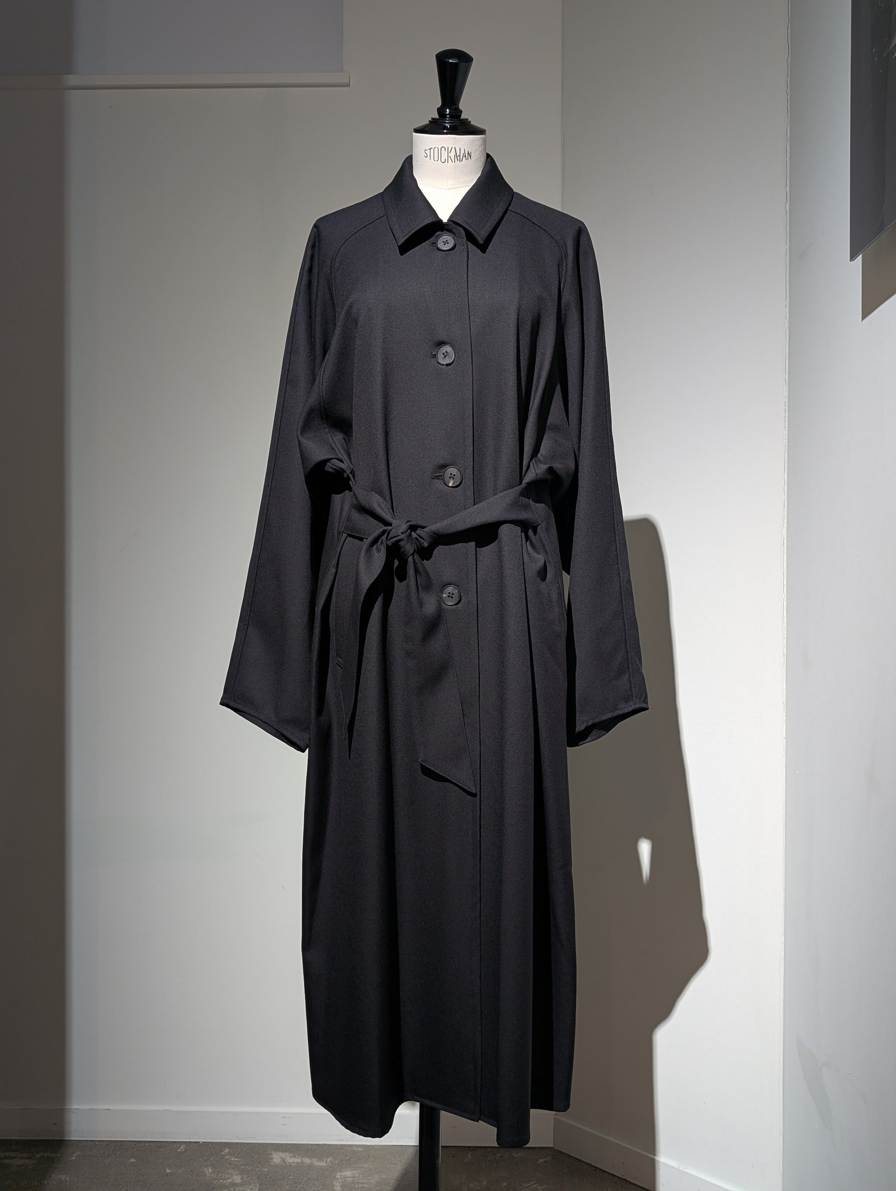 AEHRR 【Draping Yoke Raglan Sleeve Over Coat】