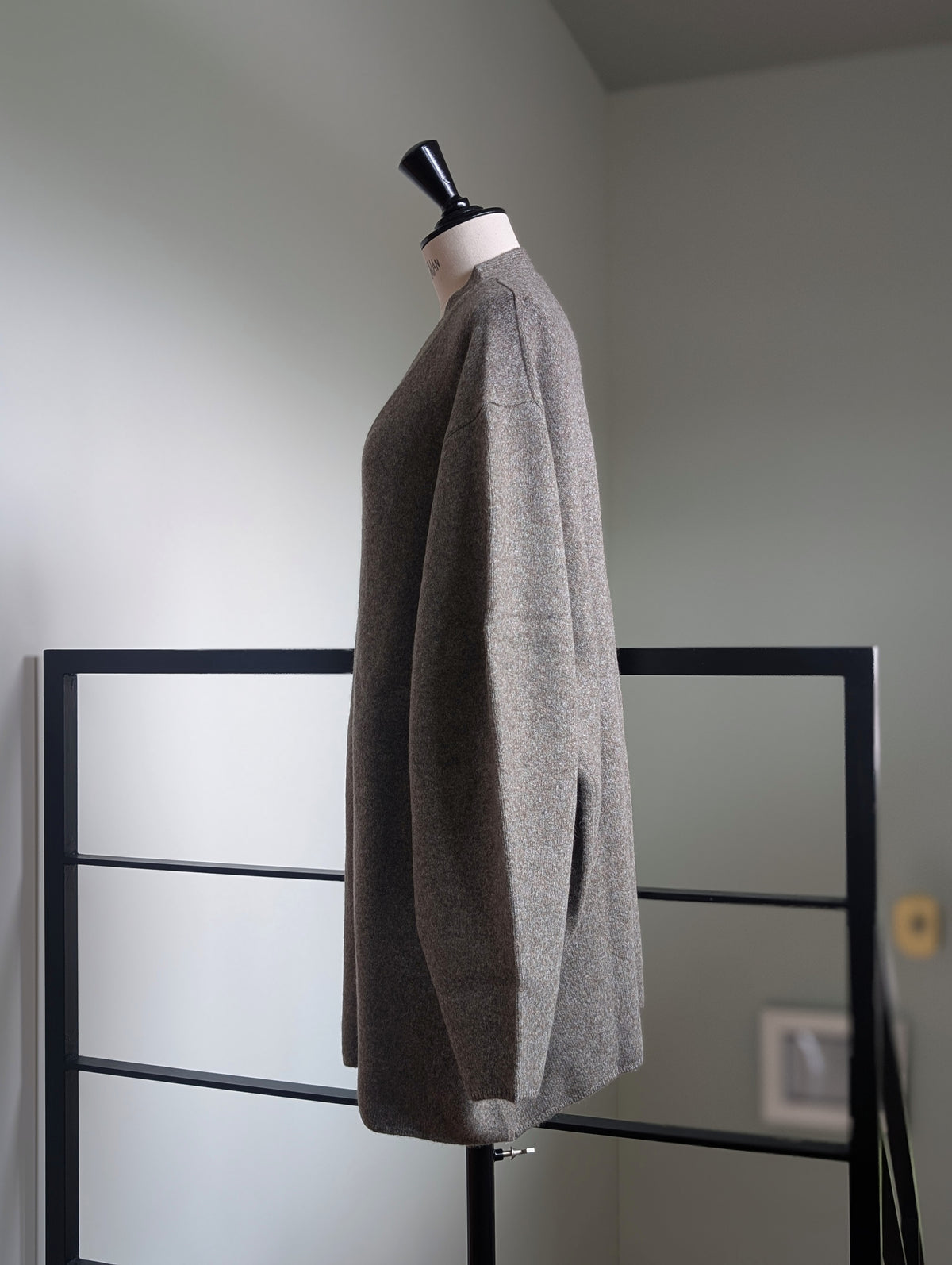 SEEALL SAW61 KJ601M (YAK WOOL)GULLIVER LONG CARDIGAN