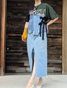 QUIITO DENIM BUSTIER