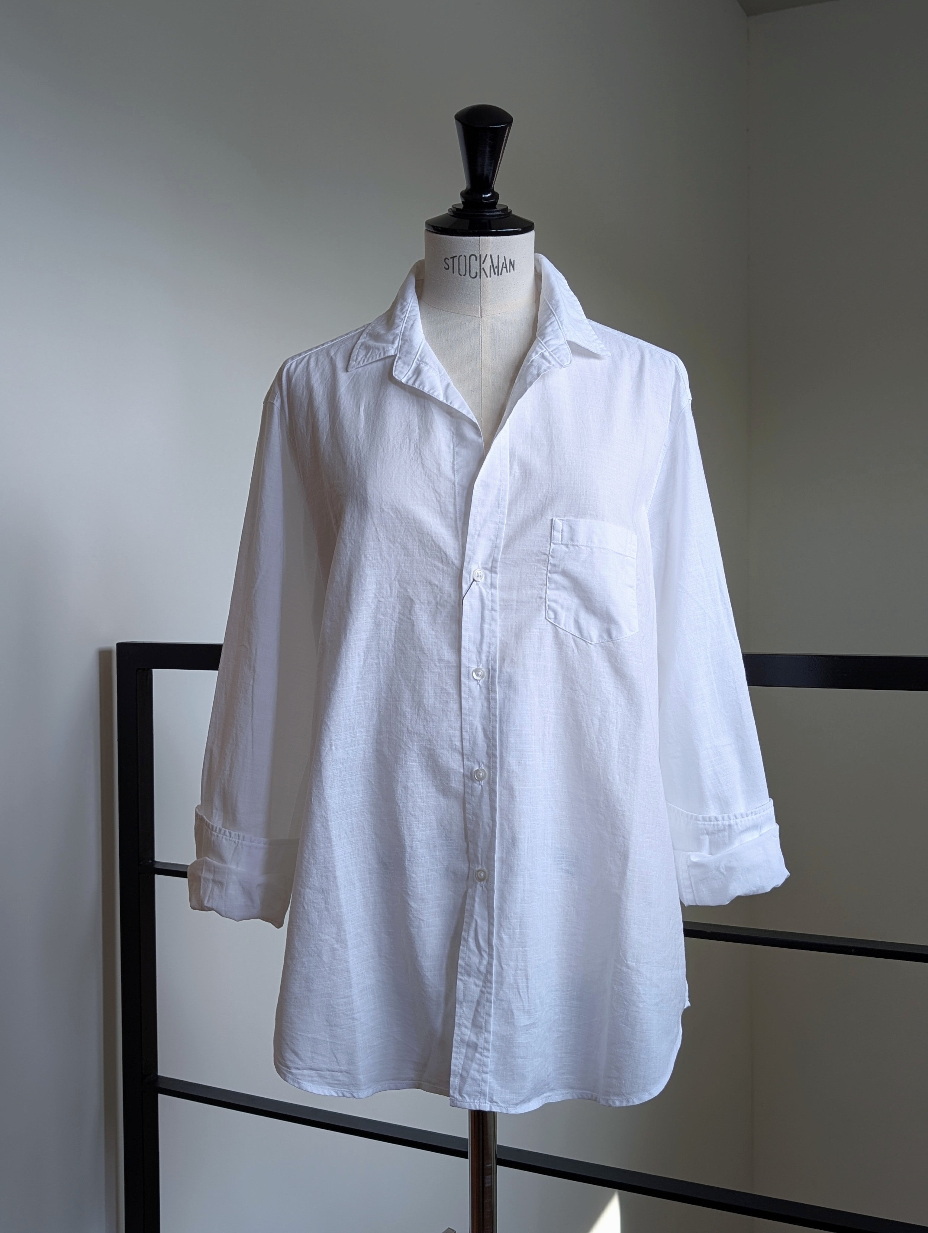 Frank&Eileen "EILEEN"  CLASSIC WHITE CHAMBRAYSHIRTS(物未)