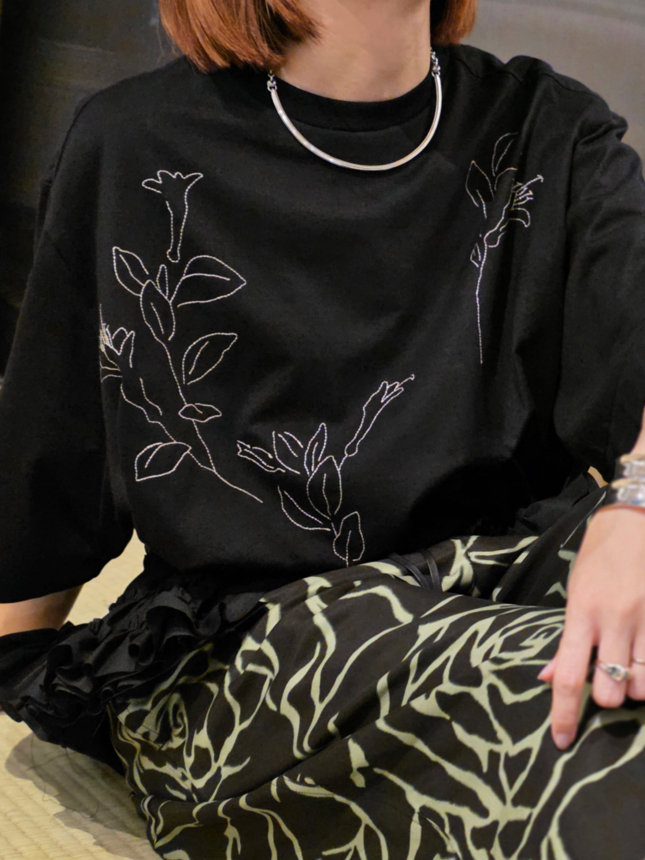 TANAKA ST-55 THE BOXY TEE (EMBROIDERY)