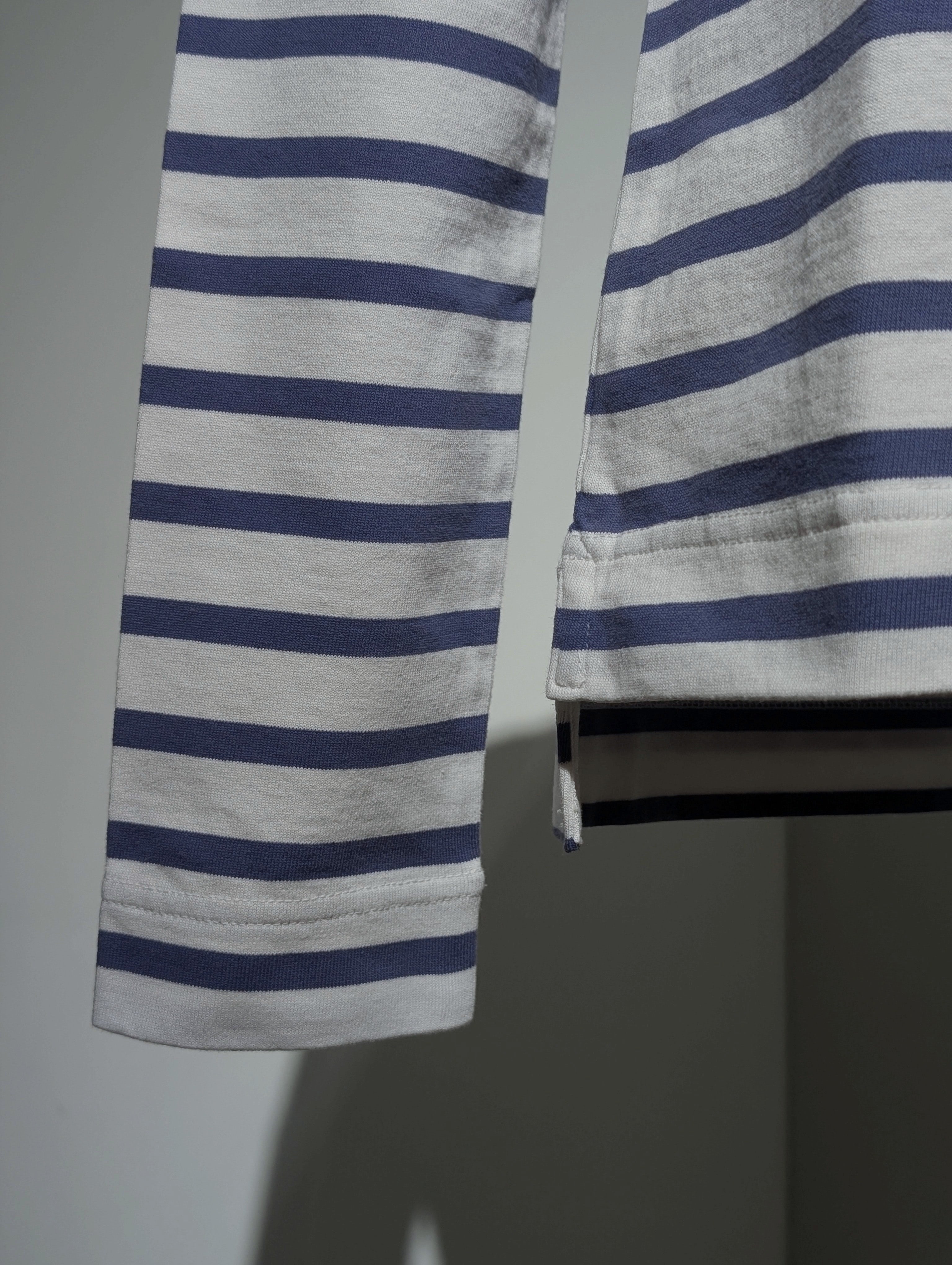 MADISONBLUE  BOATNECK BORDER L/ST