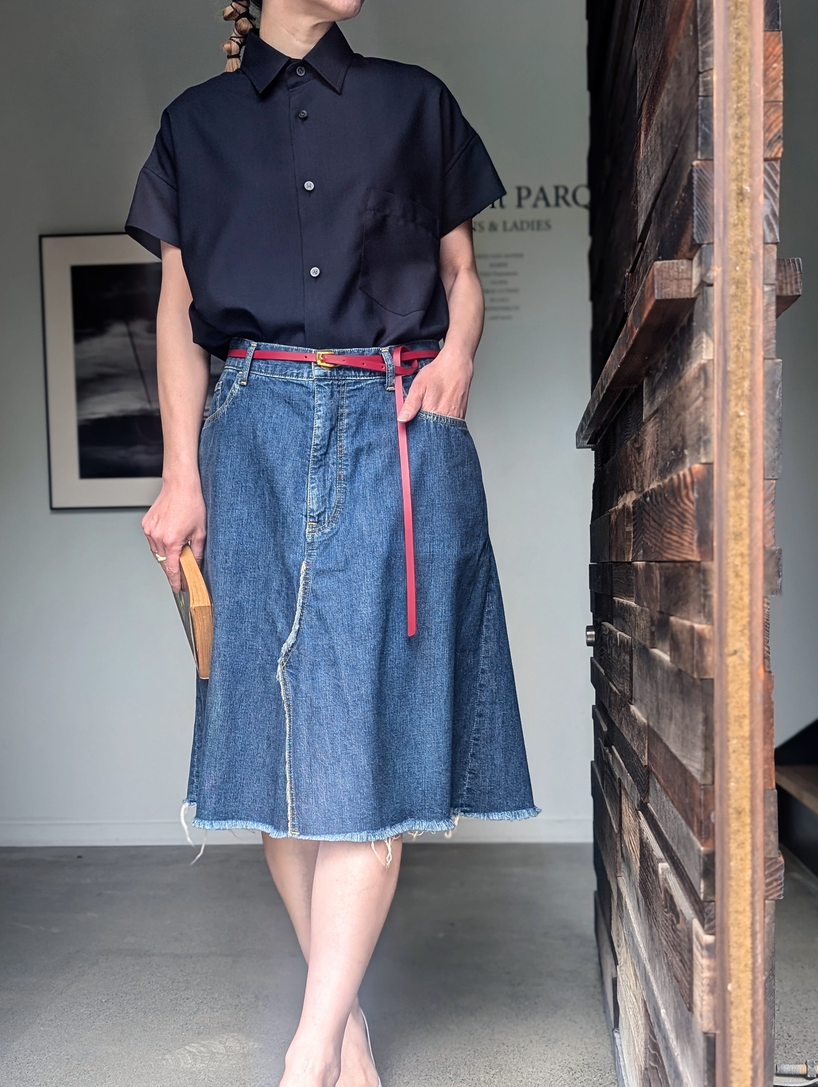 MADISONBLUE  J.BRADLEY NARROW H/SSHIRT PE/W