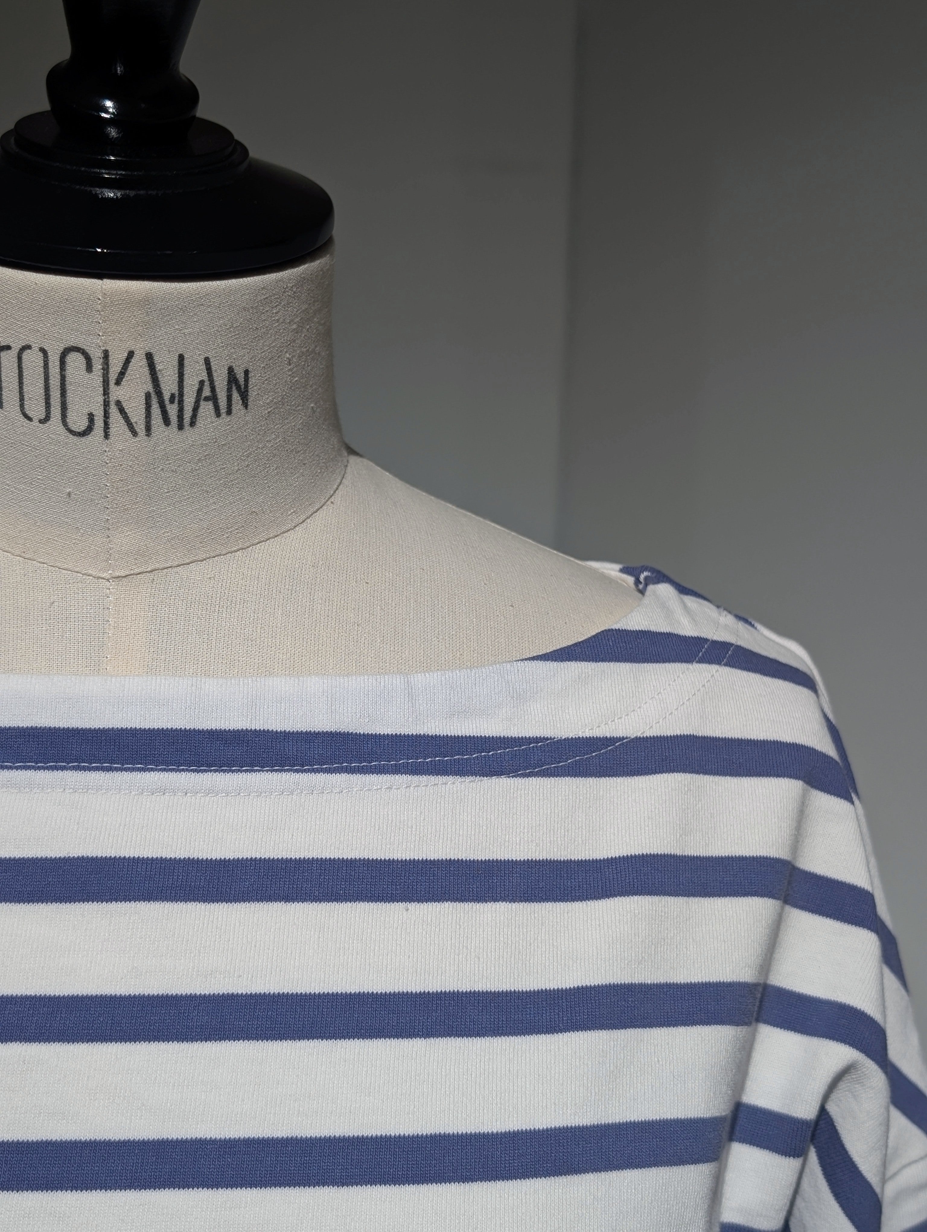 MADISONBLUE  BOATNECK BORDER L/ST