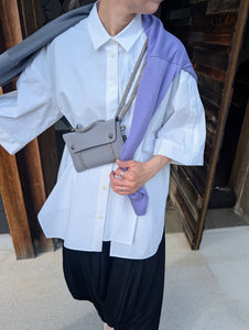 ENFOLD LAYERED HALF‐SLEEVES SHIRT