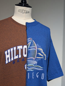 QUIITO HALF DYED LOGO TEE