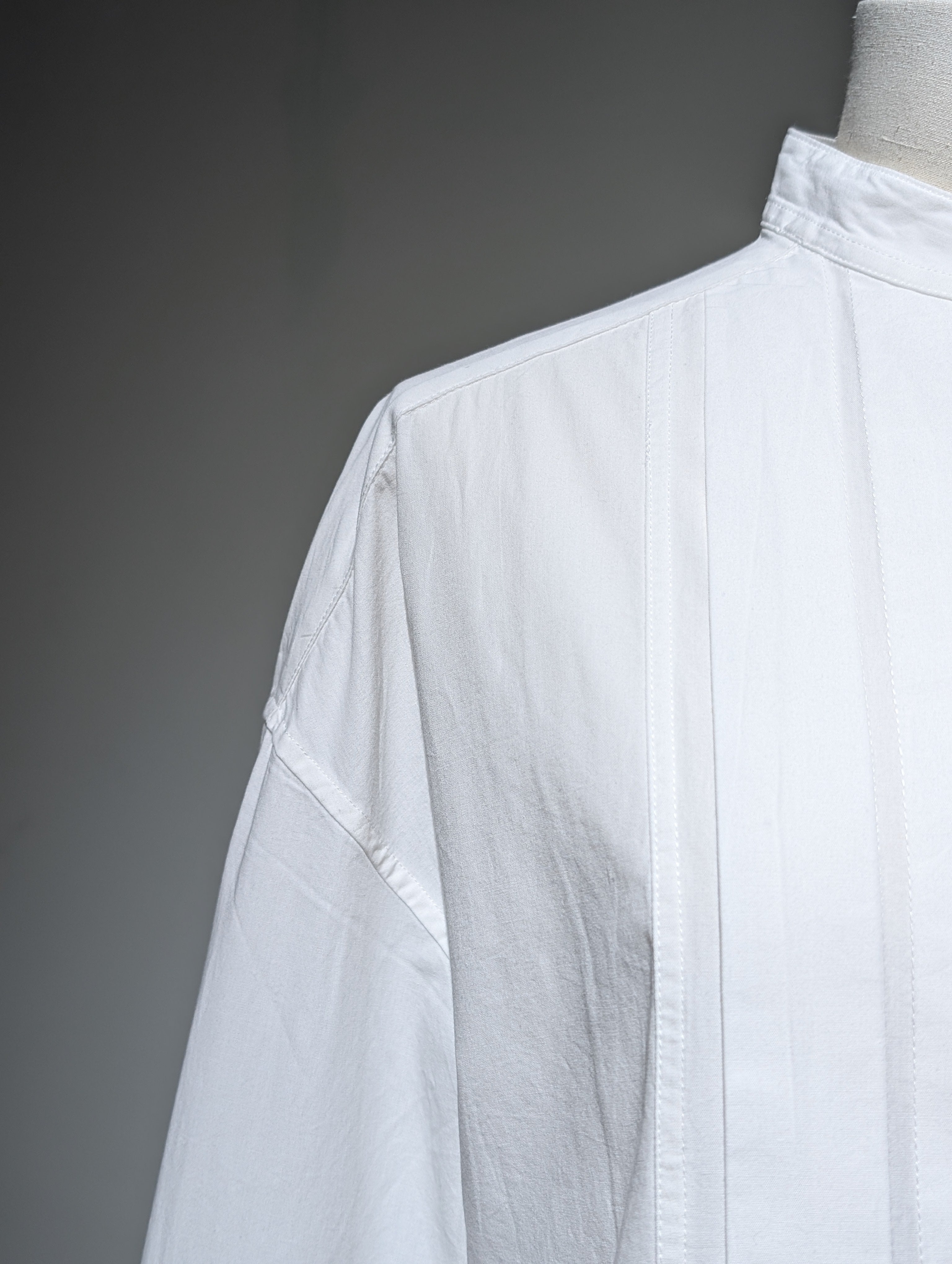 SEEALL SAW63 SH301 (l-001) OVERSIZE TAXIDO SHIRT