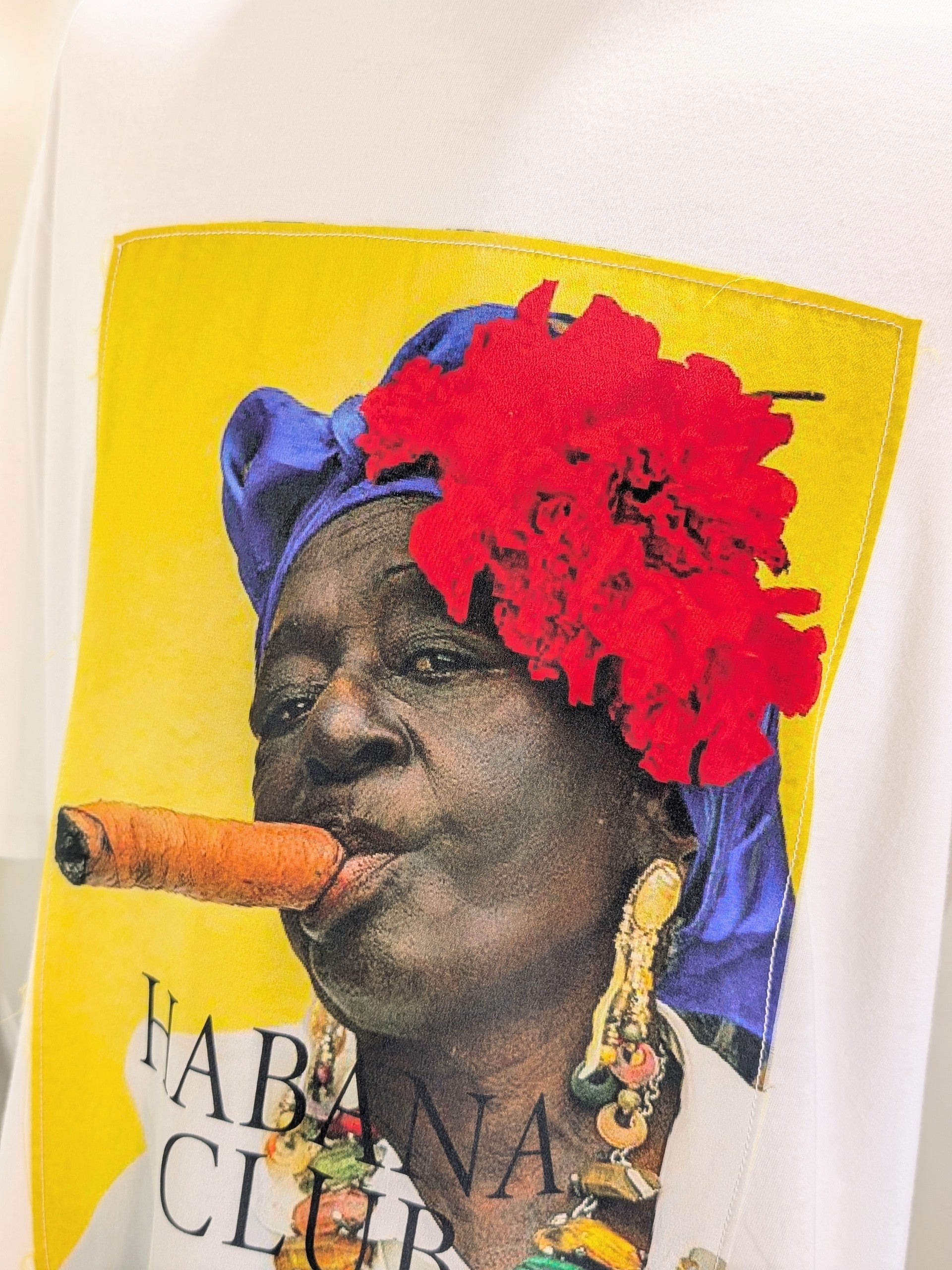 mando HABANA CLUB シルクプリントTEE