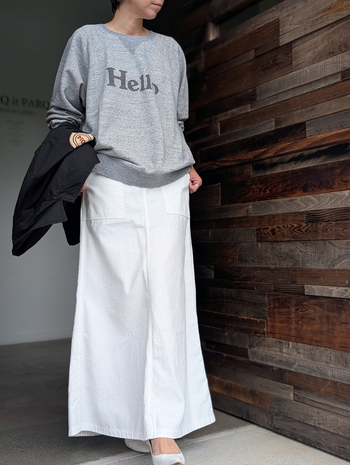 MADISONBLUE  HELLO SWEAT L/S URAKE