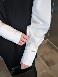 ENFOLD  LAYERED CUFFS SHIRT