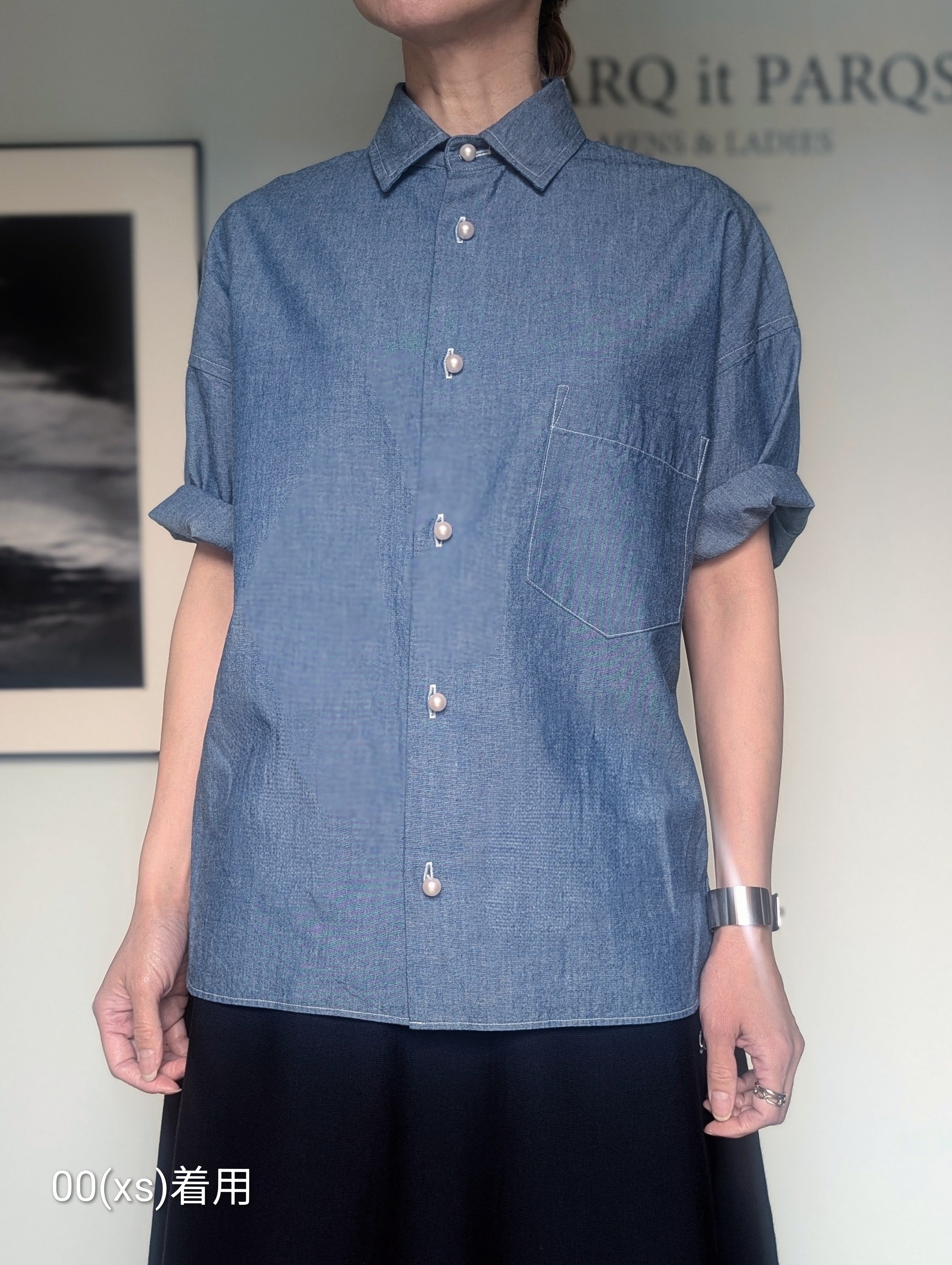 MADISONBLUE×PARQS キーホルダーSETは6/7まで!! 【J.BRADLEY SHIRT CHAMBRAY】