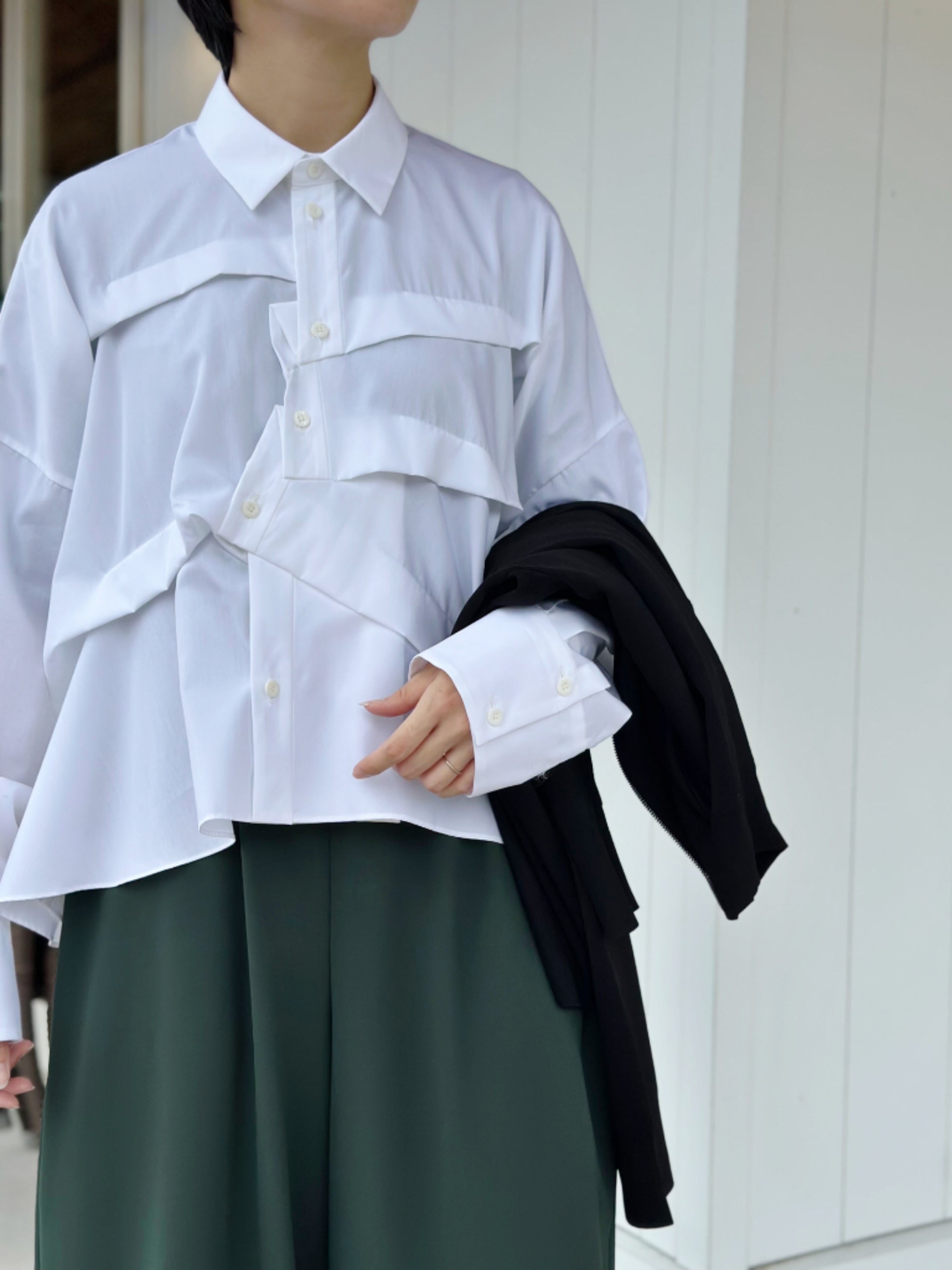 ENFOLD TUCK WIDE SHIRT