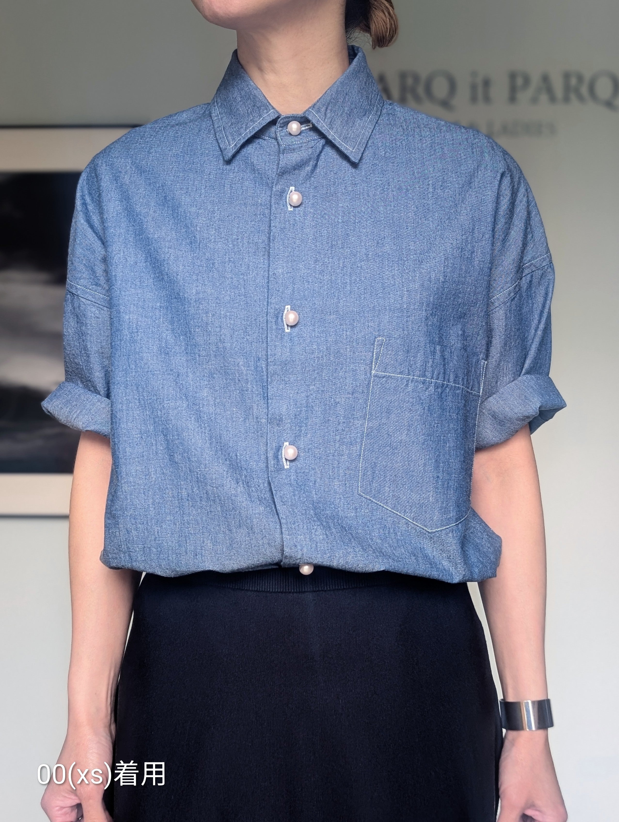 MADISONBLUE×PARQS キーホルダーSETは6/7まで!! 【J.BRADLEY SHIRT CHAMBRAY】
