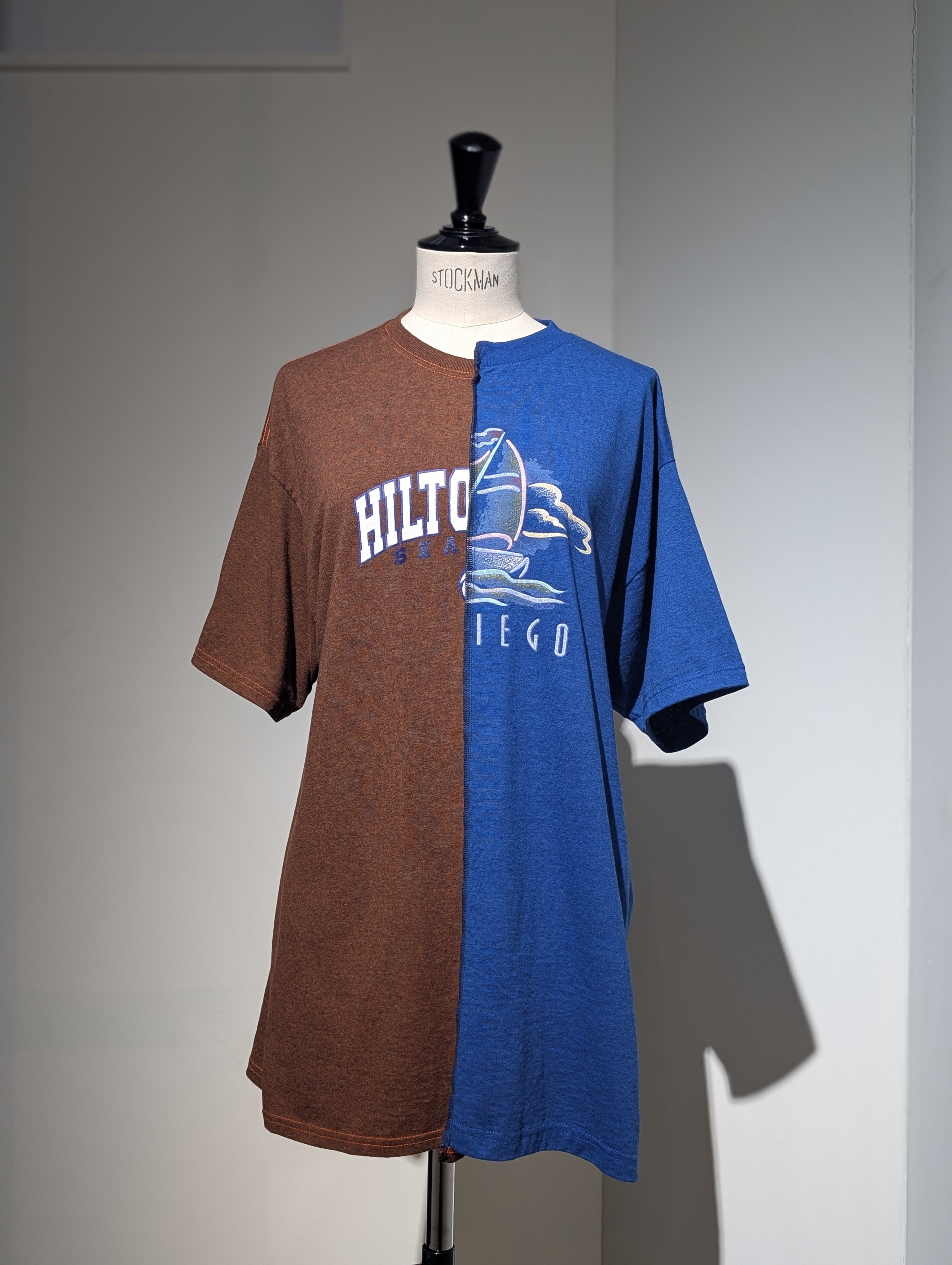 QUIITO HALF DYED LOGO TEE