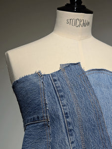 QUIITO DENIM BUSTIER