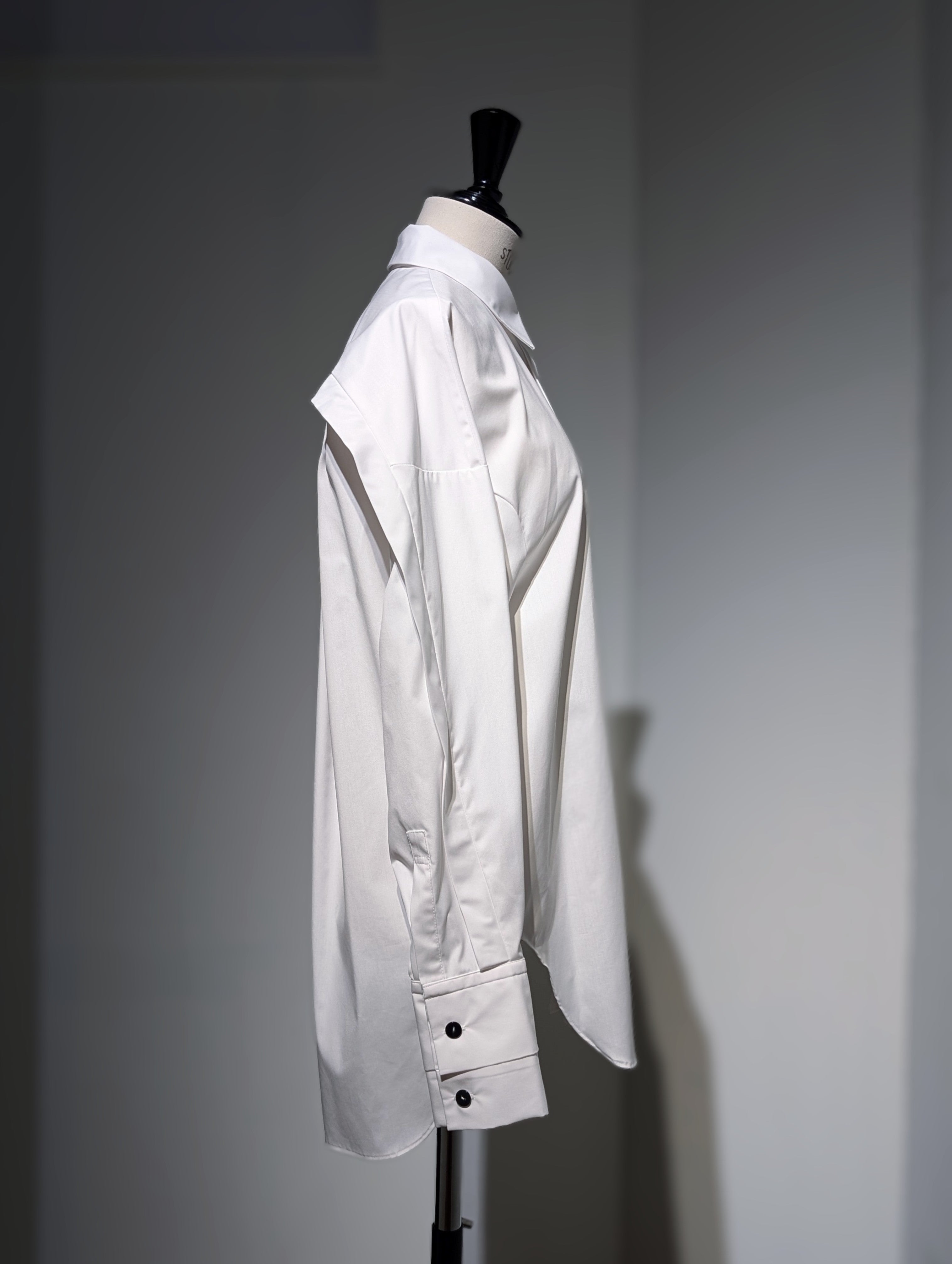 ENFOLD  LAYERED CUFFS SHIRT