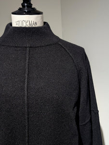 SEEALL  SAW51 KJ603Y (YAK) RIB SLEEVE SWEATER