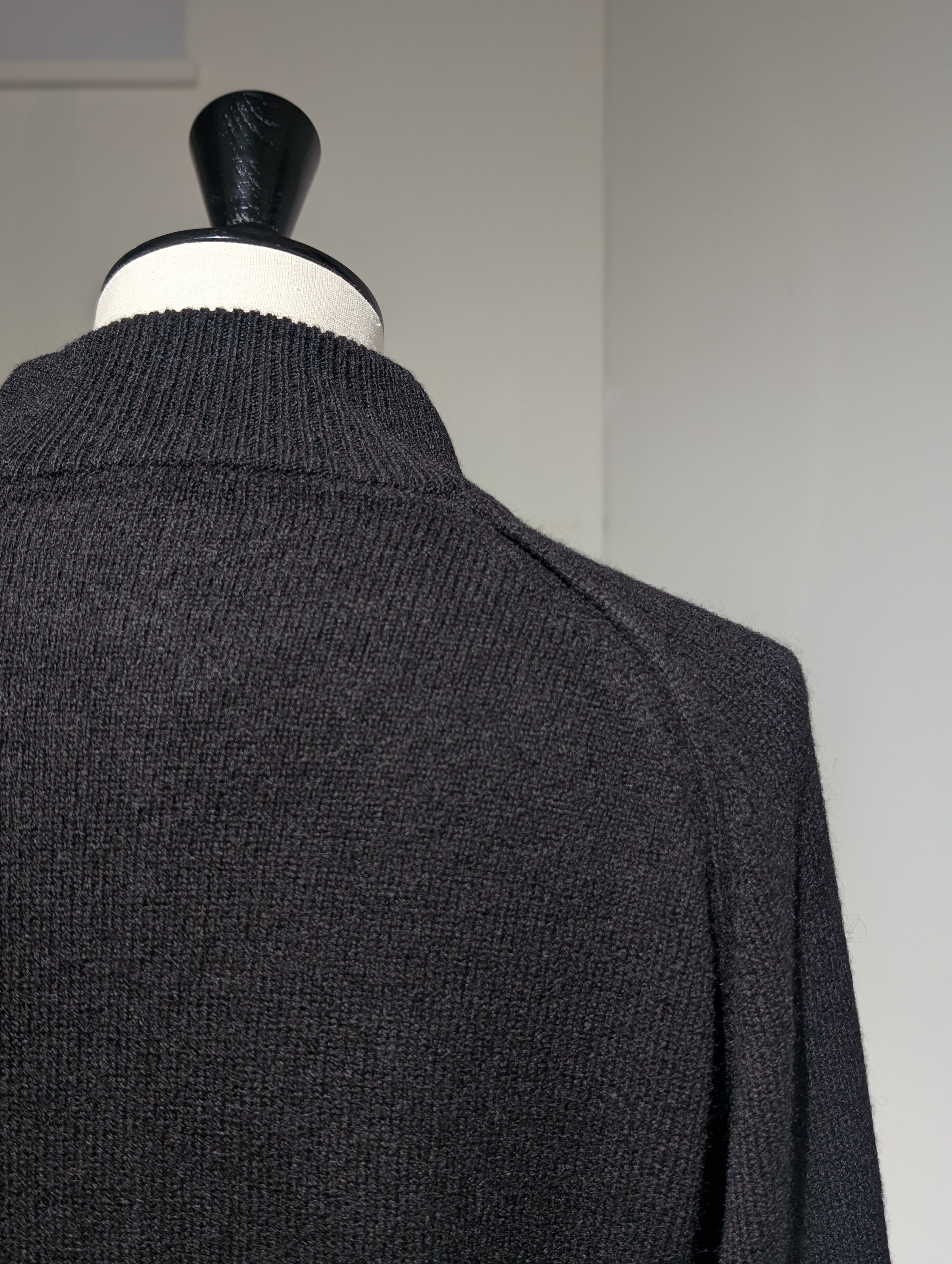 SEEALL  SAW51 KJ603Y (YAK) RIB SLEEVE SWEATER