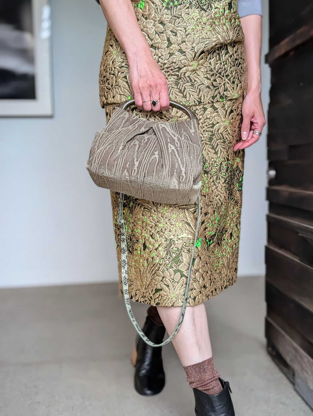 DRIES VAN NOTEN②【262-010807】SENTISTA 4020 W.W.SKIRT