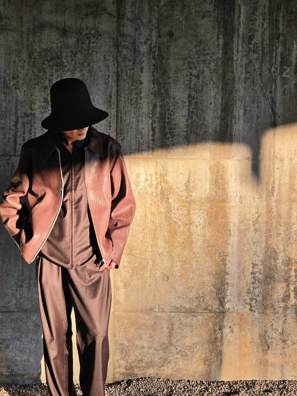 GABRIELA COLL GARMENTS  S19 NO.285 DUST LEATHER POCKET JACKET