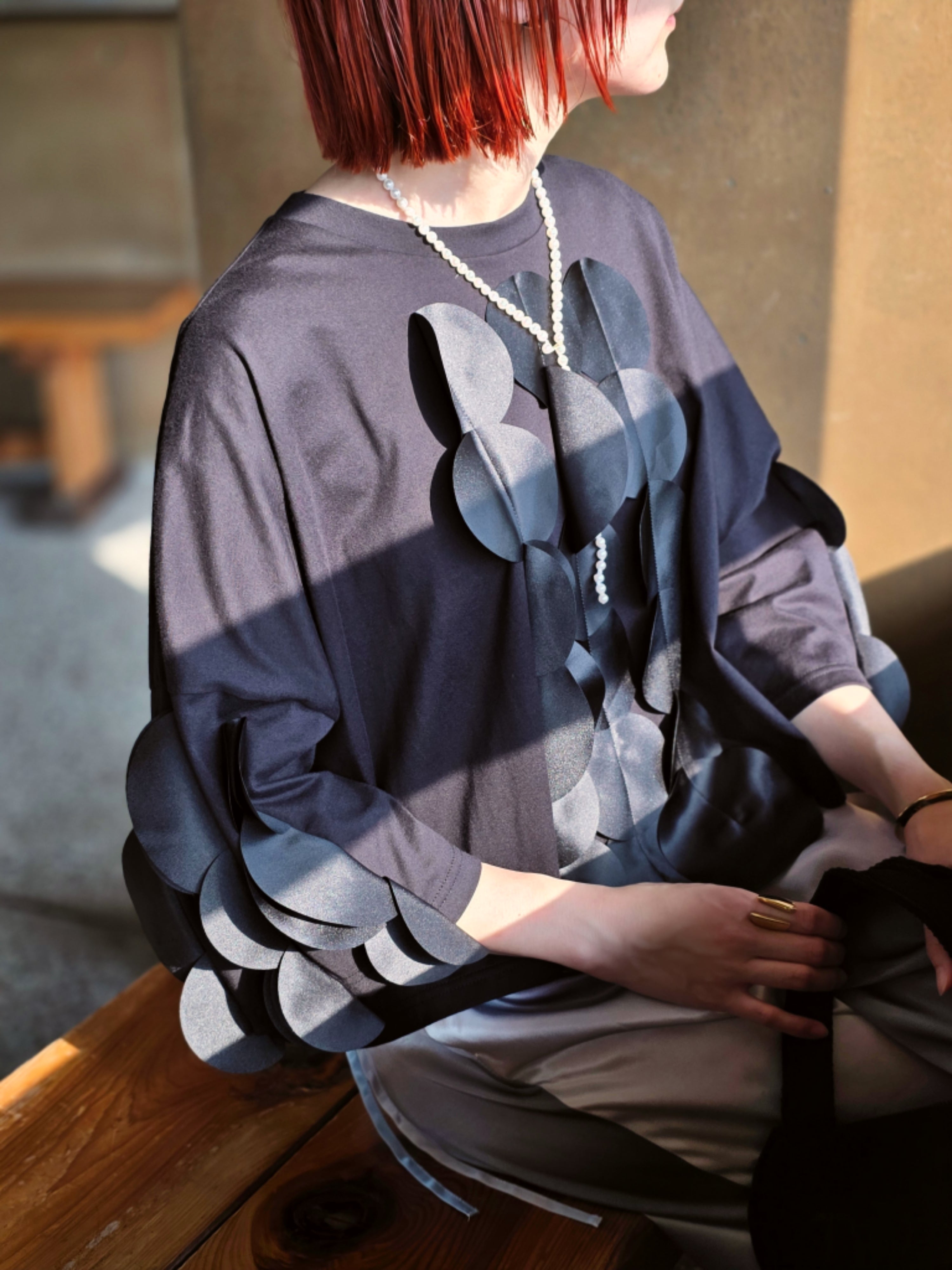 オンライン販売6/17〜開始 ENFOLD RAIN-DROPS T-SHIRT