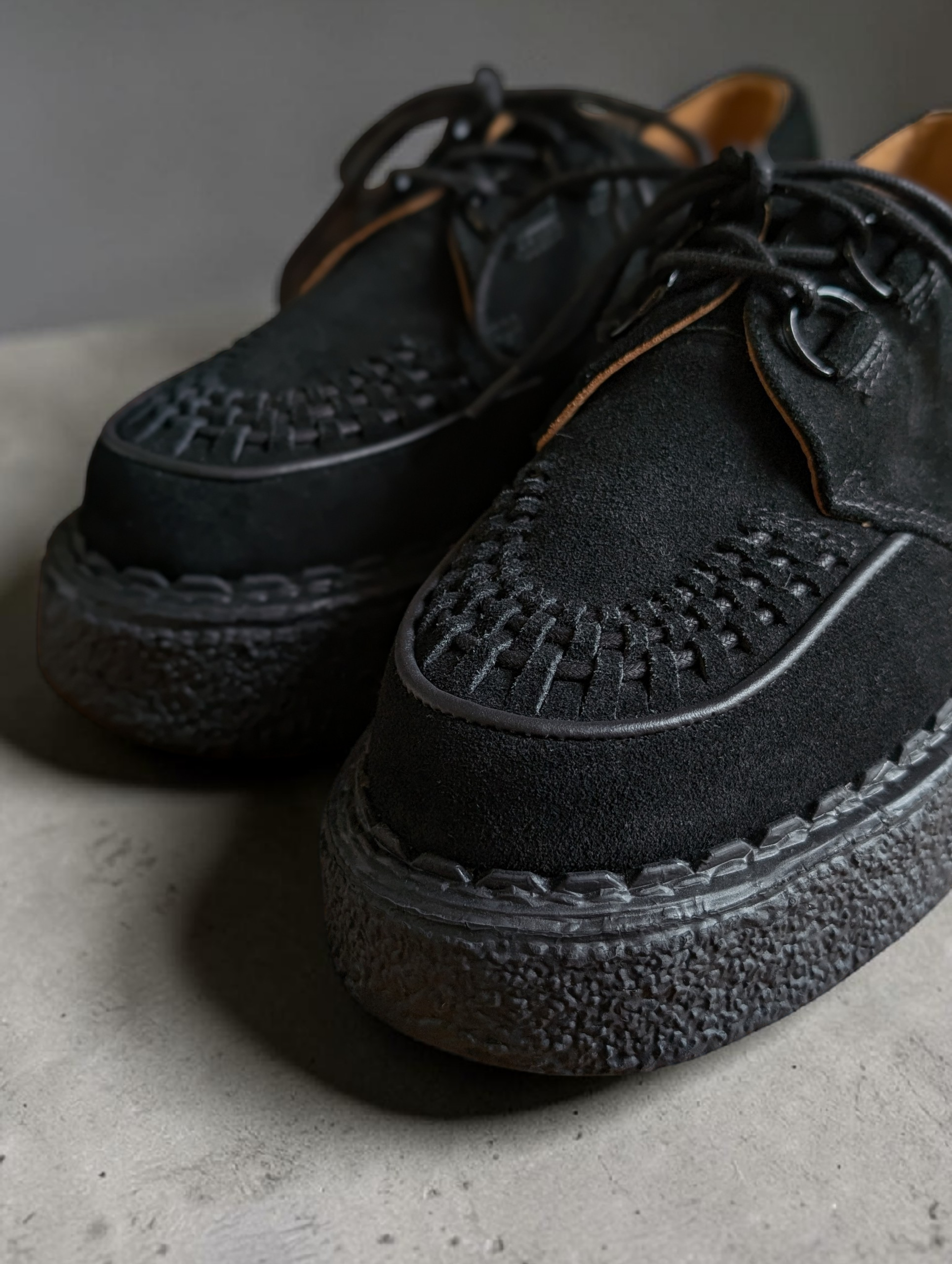 General Scale . Maison MIHARA YASUHIRO / "DAVID"Suede Inter Lace Shoes