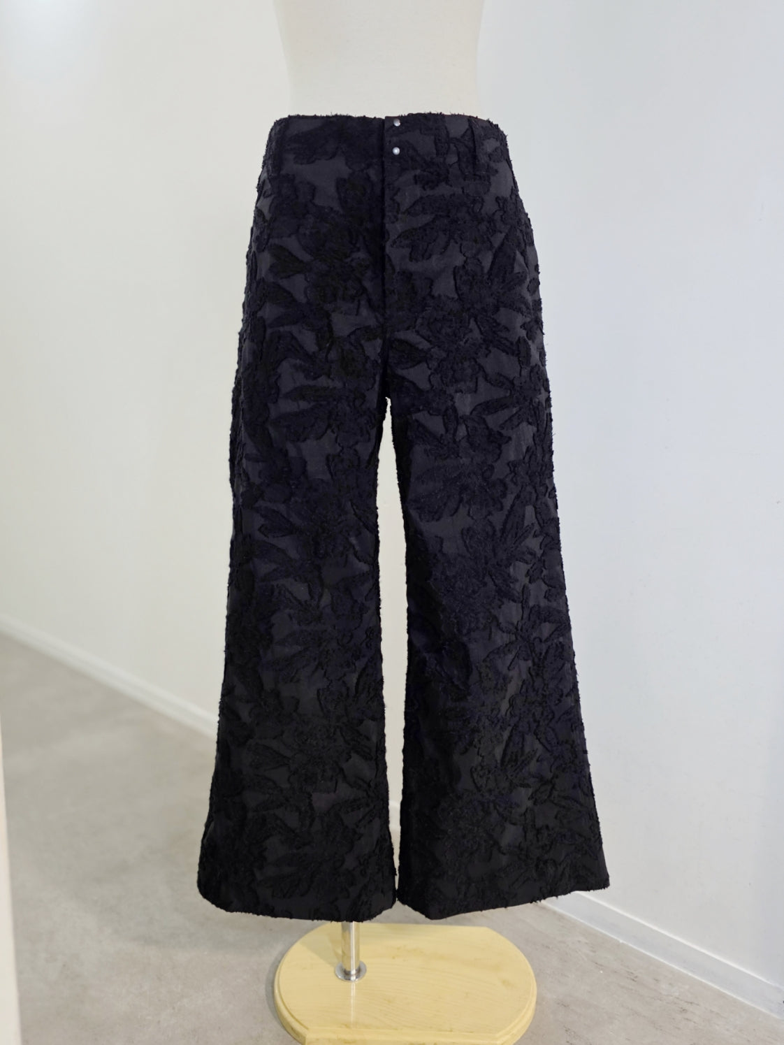 TANAKA  ST-251-BF EASY PANTS (BLACK FLOWER)