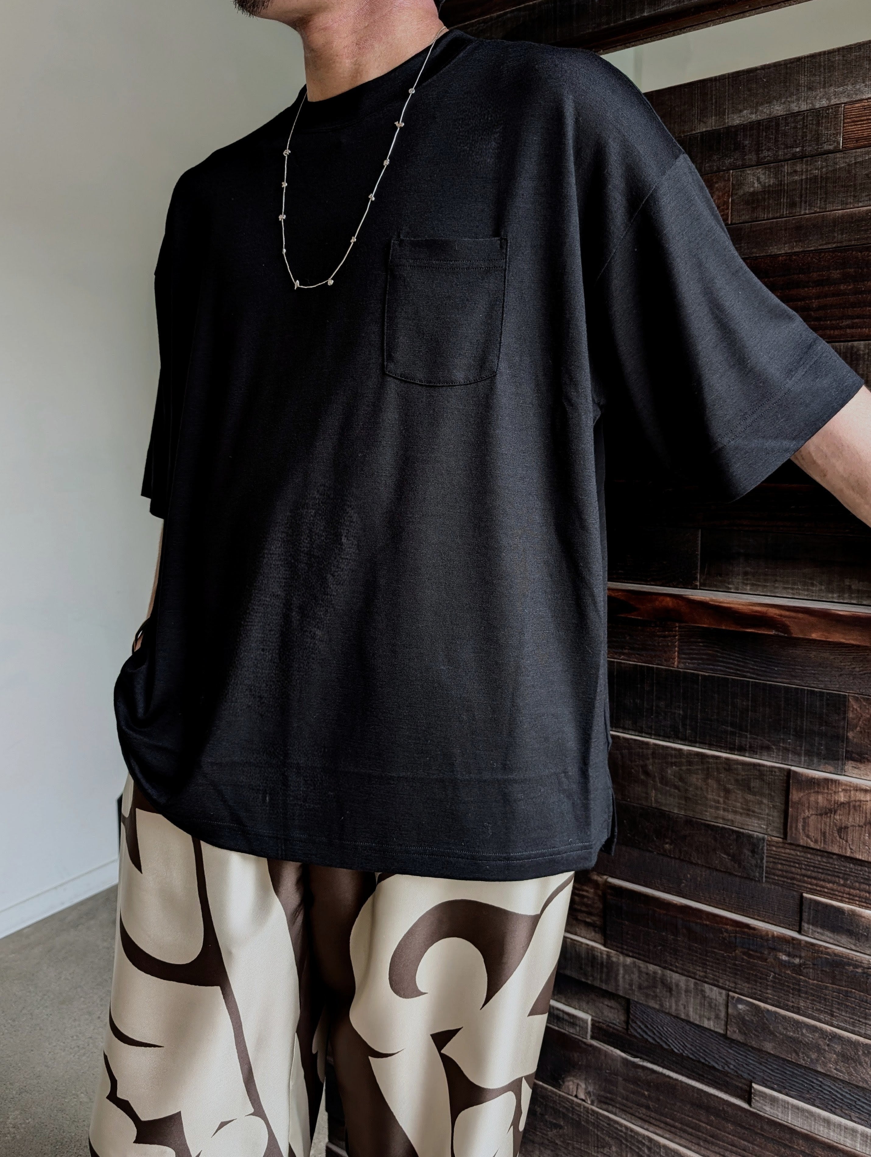 WRAPINKNOT【MCS01・OVERSIZE POCKET T-Shirt】