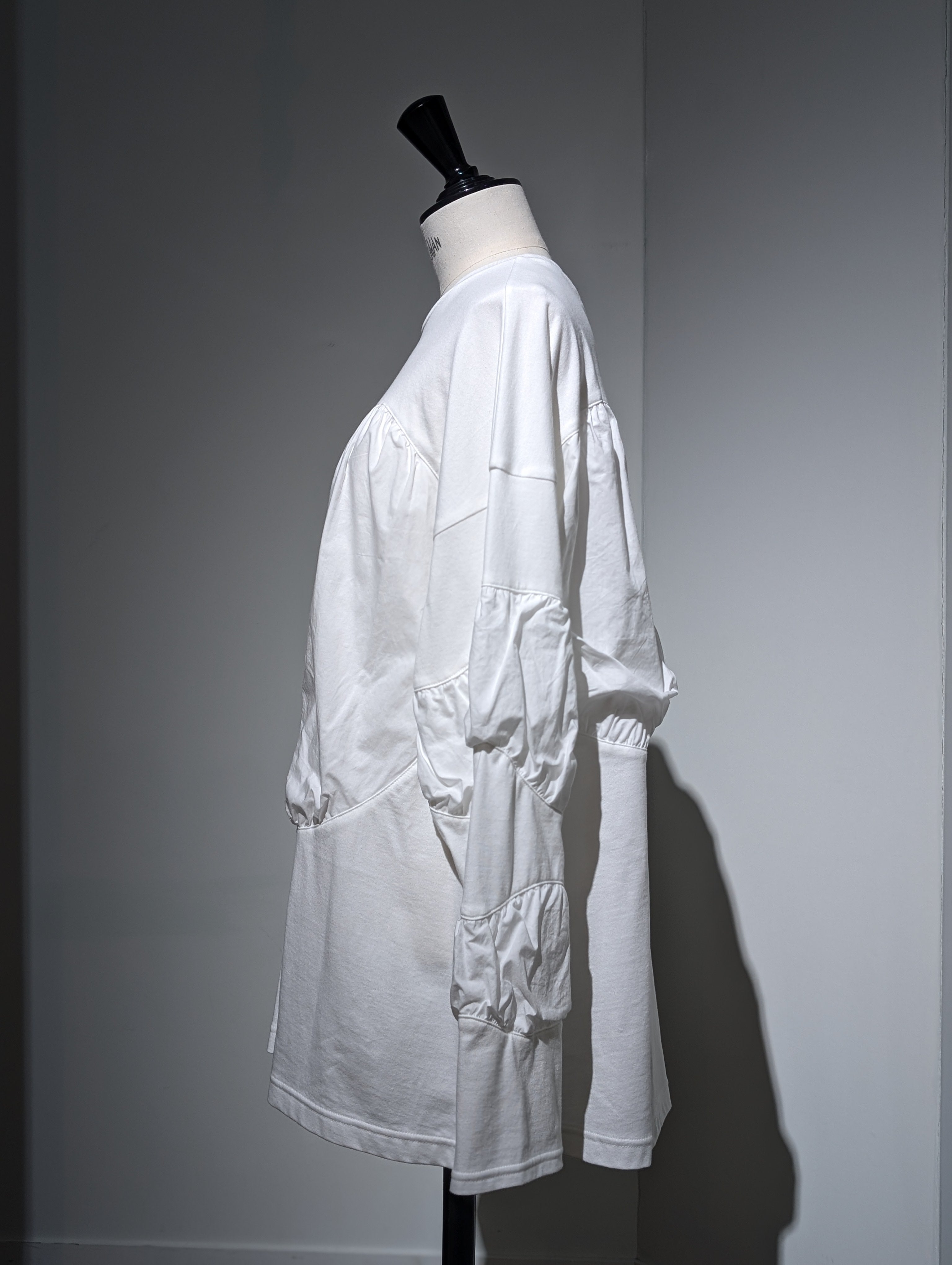 ENFOLD  PUFF-VOLUME LONG-SLEEVE-T-SHIRT