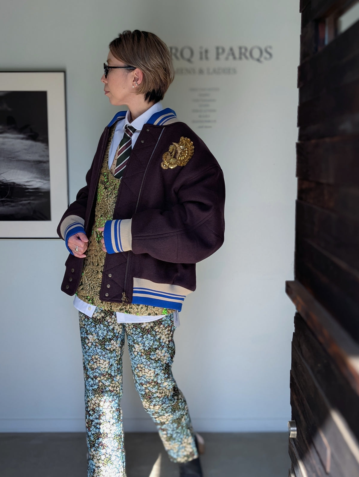 DRIES VAN NOTEN【262-010516】VALDI EMB BIS 4216 W.W.JACKET