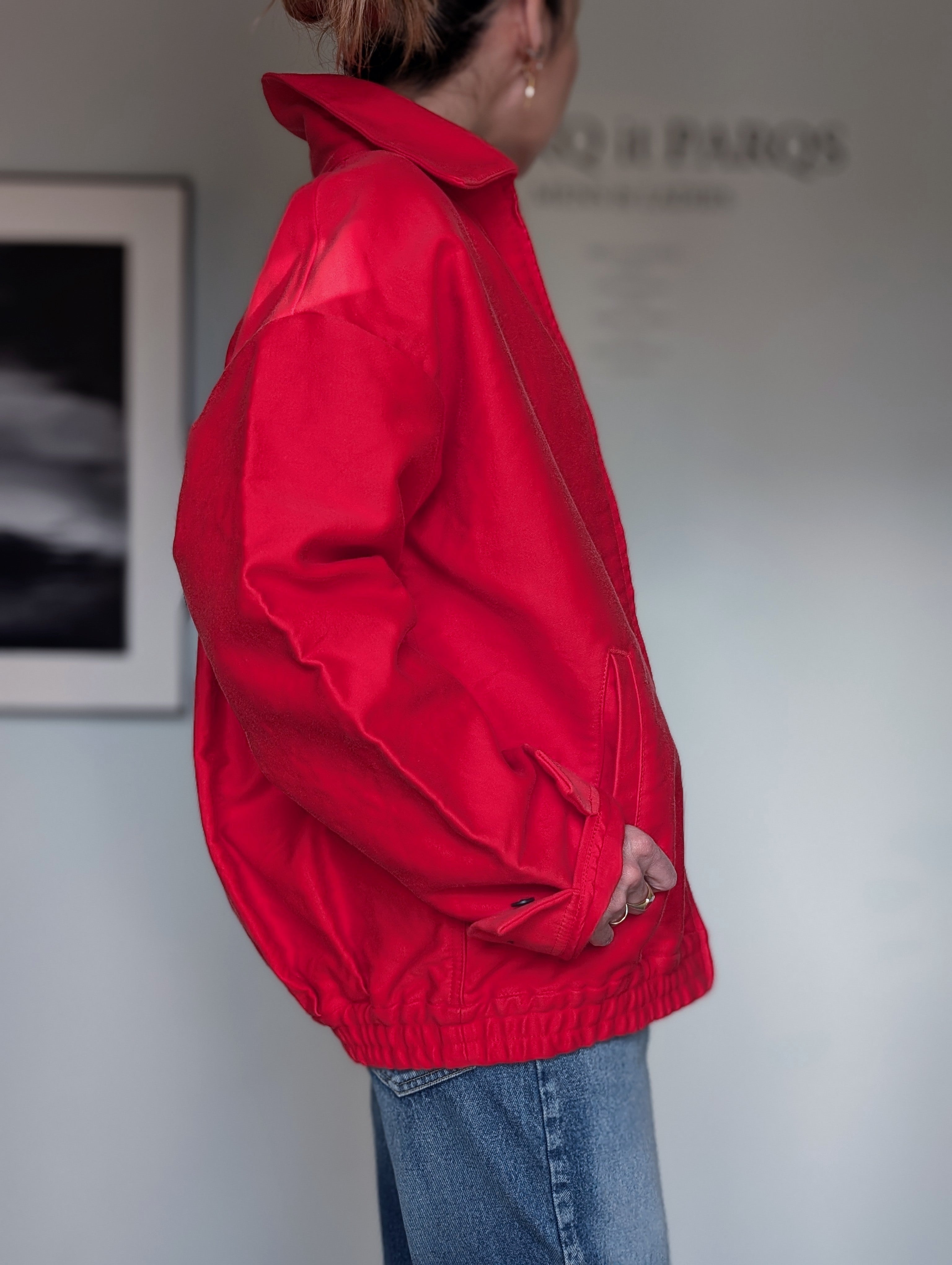 MADISONBLUE  LOOSE FIT DRIZZLER JK MOLESKIN