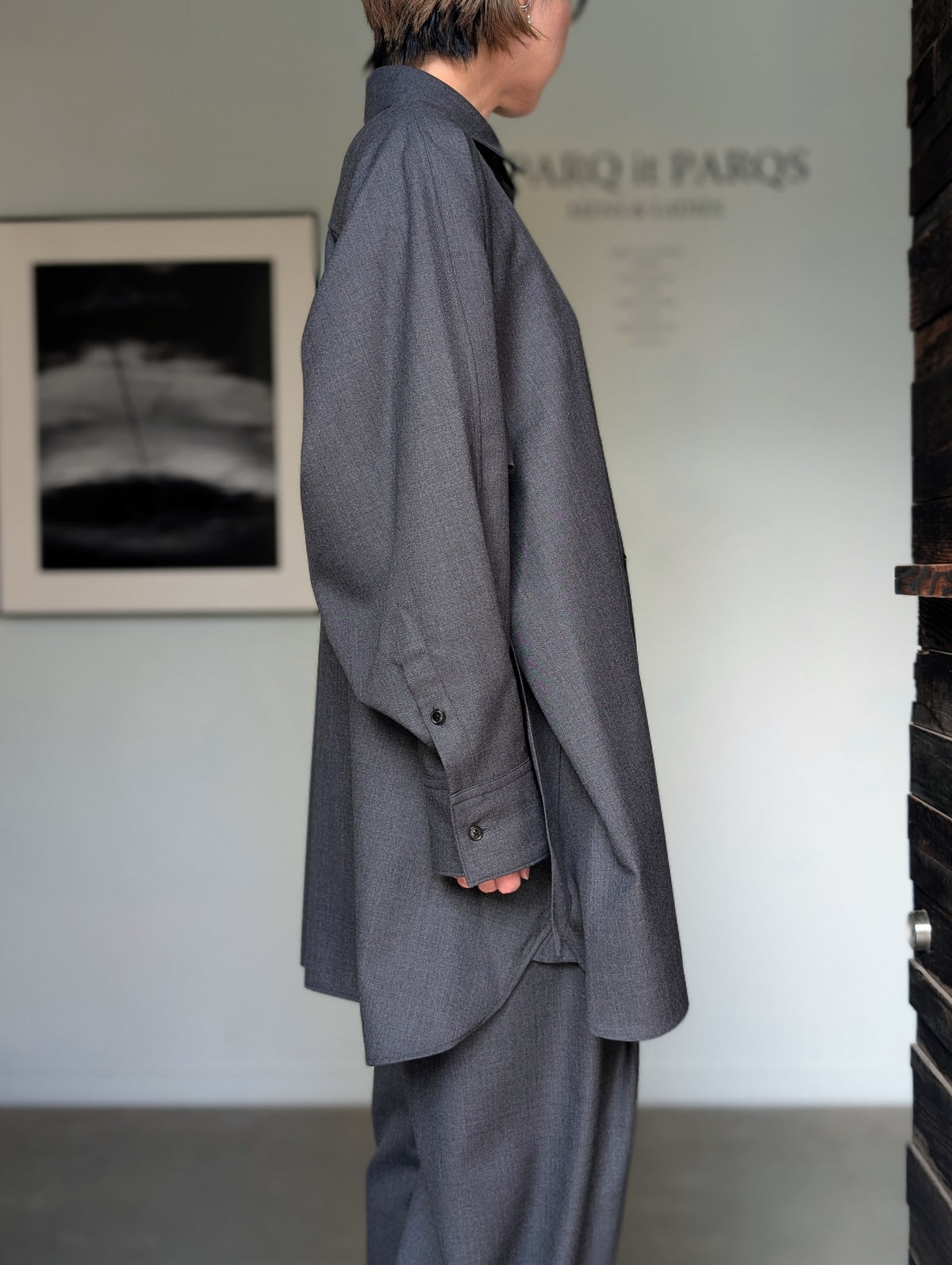 AEHRR 【087 Draping York Raglan Sleeve Shirt】
