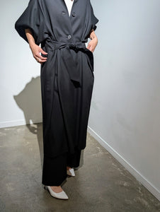 AEHRR 【Draping Yoke Raglan Sleeve Over Coat】