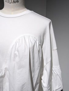 ENFOLD  PUFF-VOLUME LONG-SLEEVE-T-SHIRT