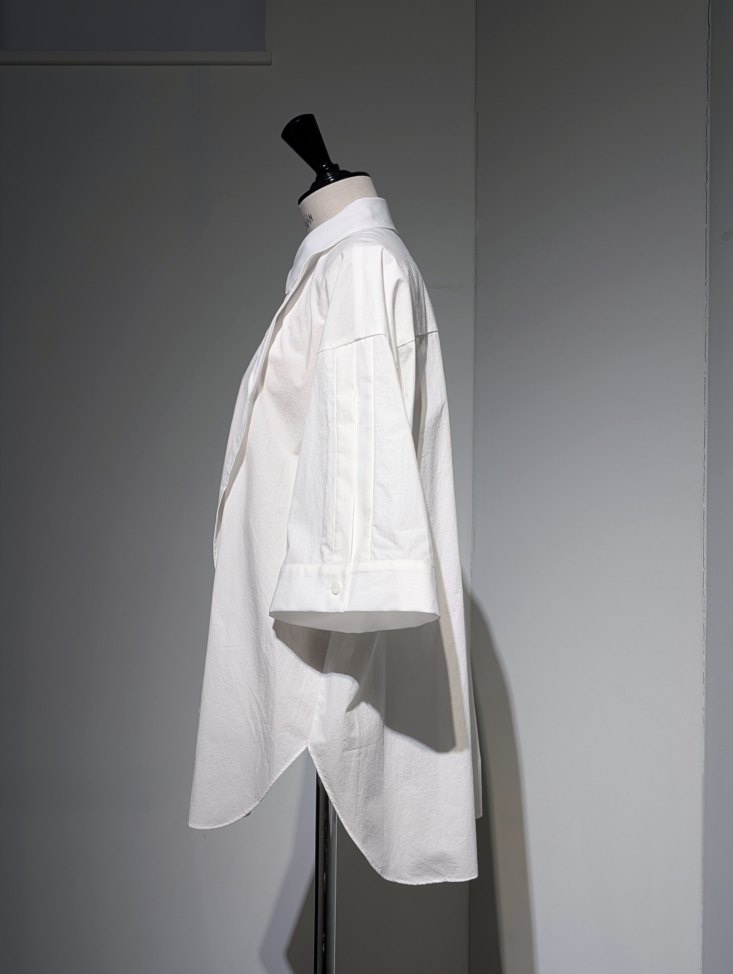 ENFOLD LAYERED HALF‐SLEEVES SHIRT