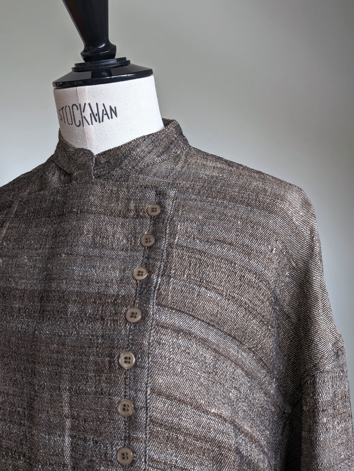 SEEALL SAW61 SH302 (I-004)BOTTONED LONG CHAMBRAY SHIRTS