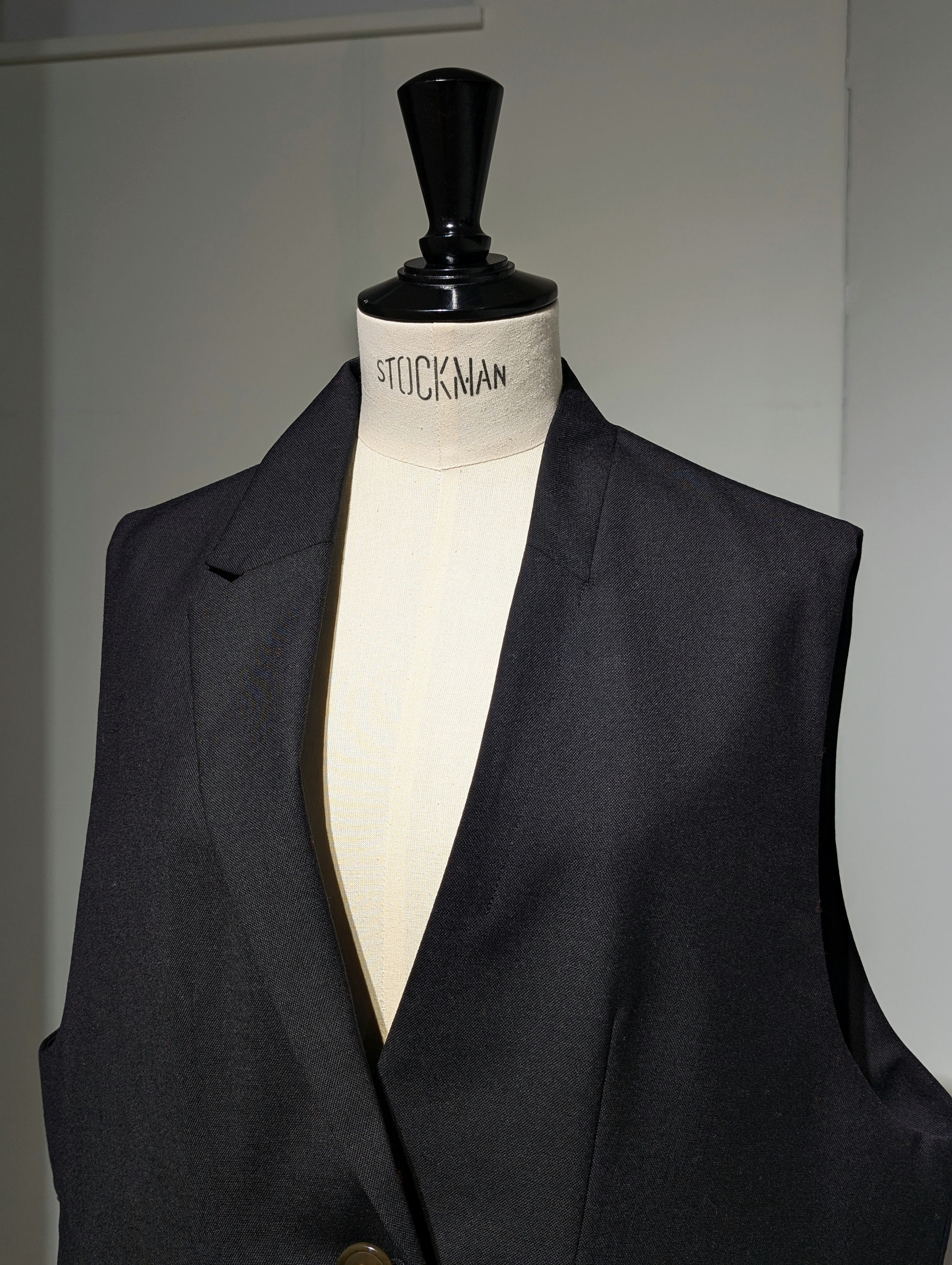 ENFOLD  WIDE TAILORED VEST