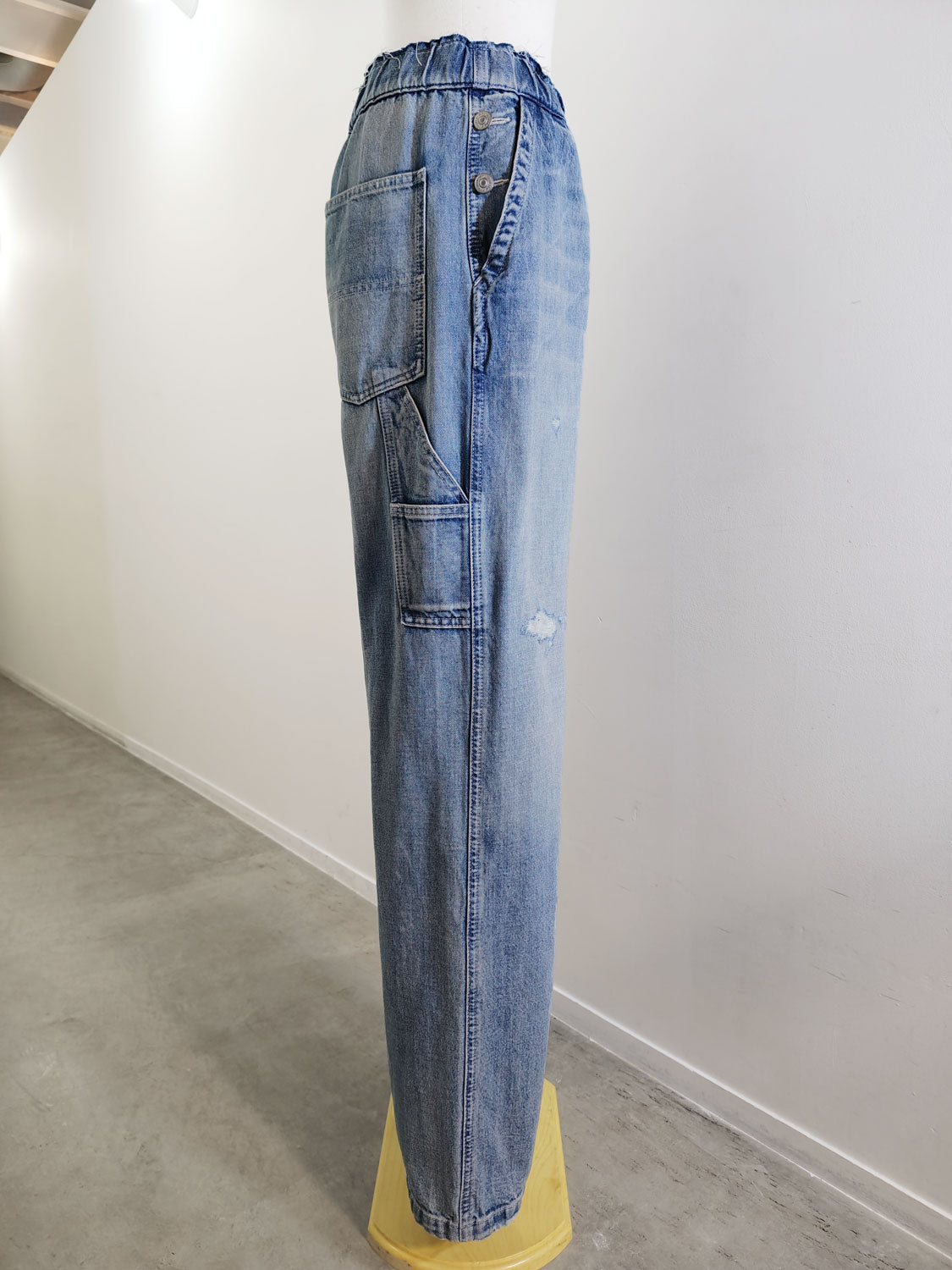 MM⑥ S52KA0578　ワイドレッグデニムパンツ